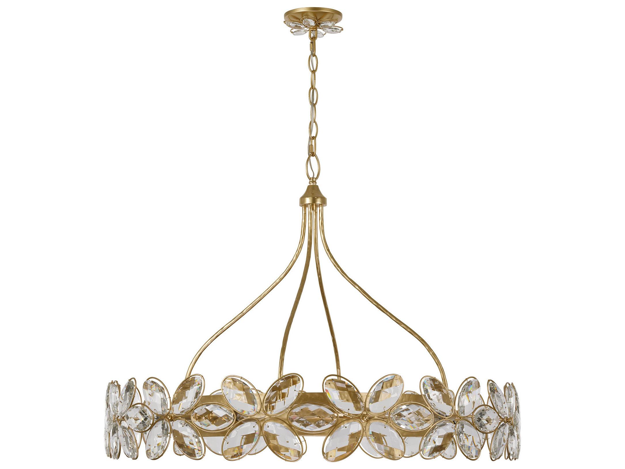 Savoy House Marbella 14-Light Gold Shimmer Round Chandelier