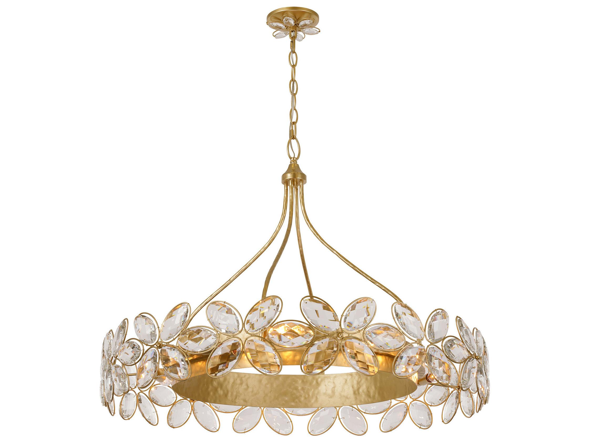 Savoy House Marbella 14-Light Gold Shimmer Round Chandelier