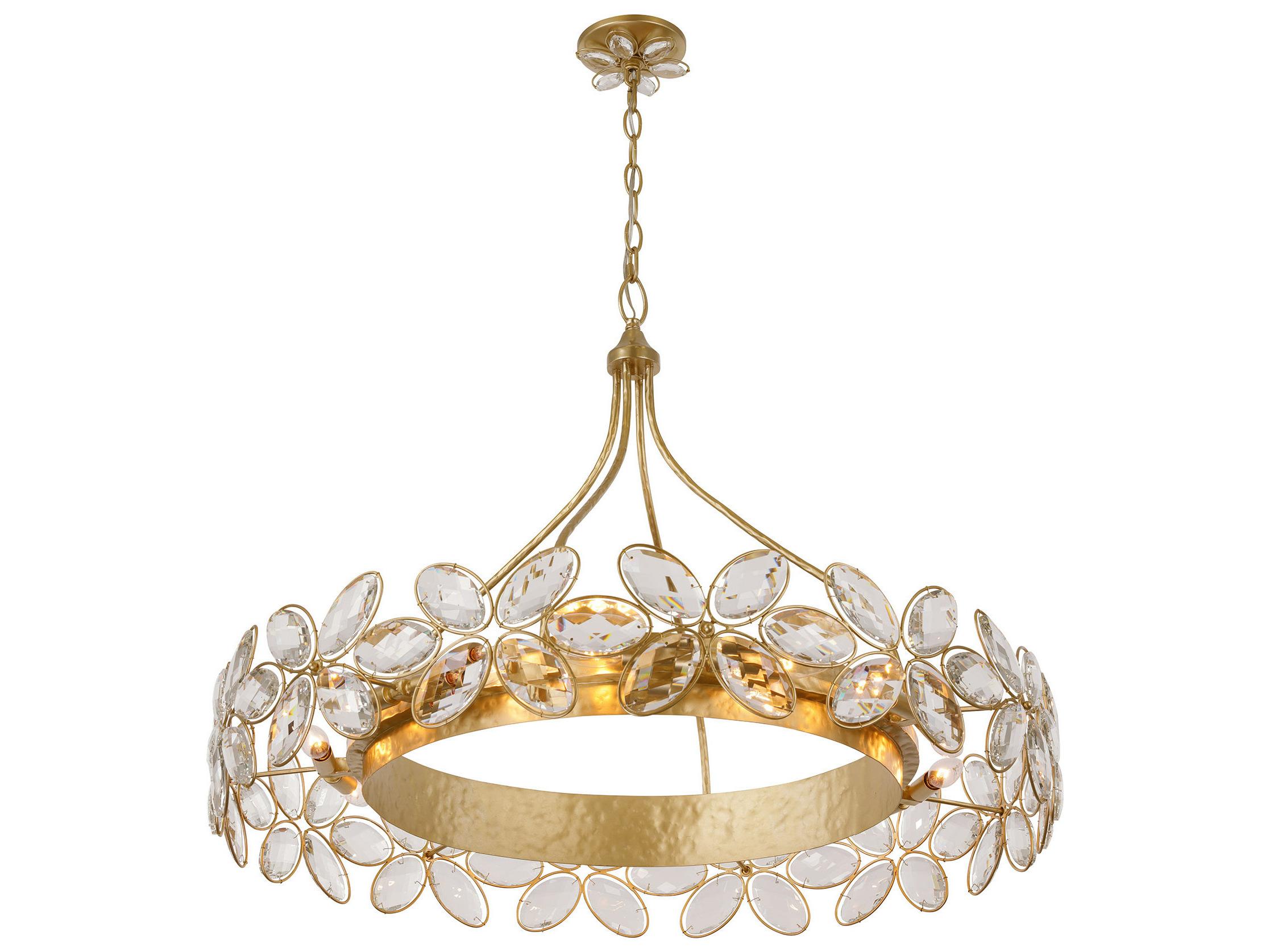 Savoy House Marbella 14-Light Gold Shimmer Round Chandelier