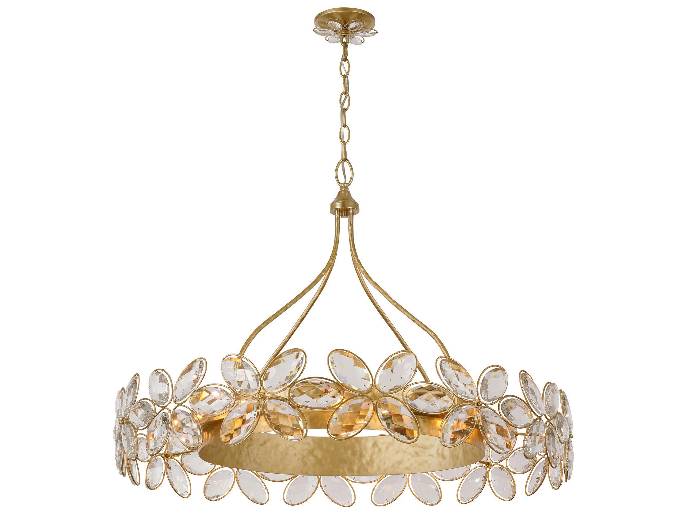 Savoy House Marbella 14-Light Gold Shimmer Round Chandelier