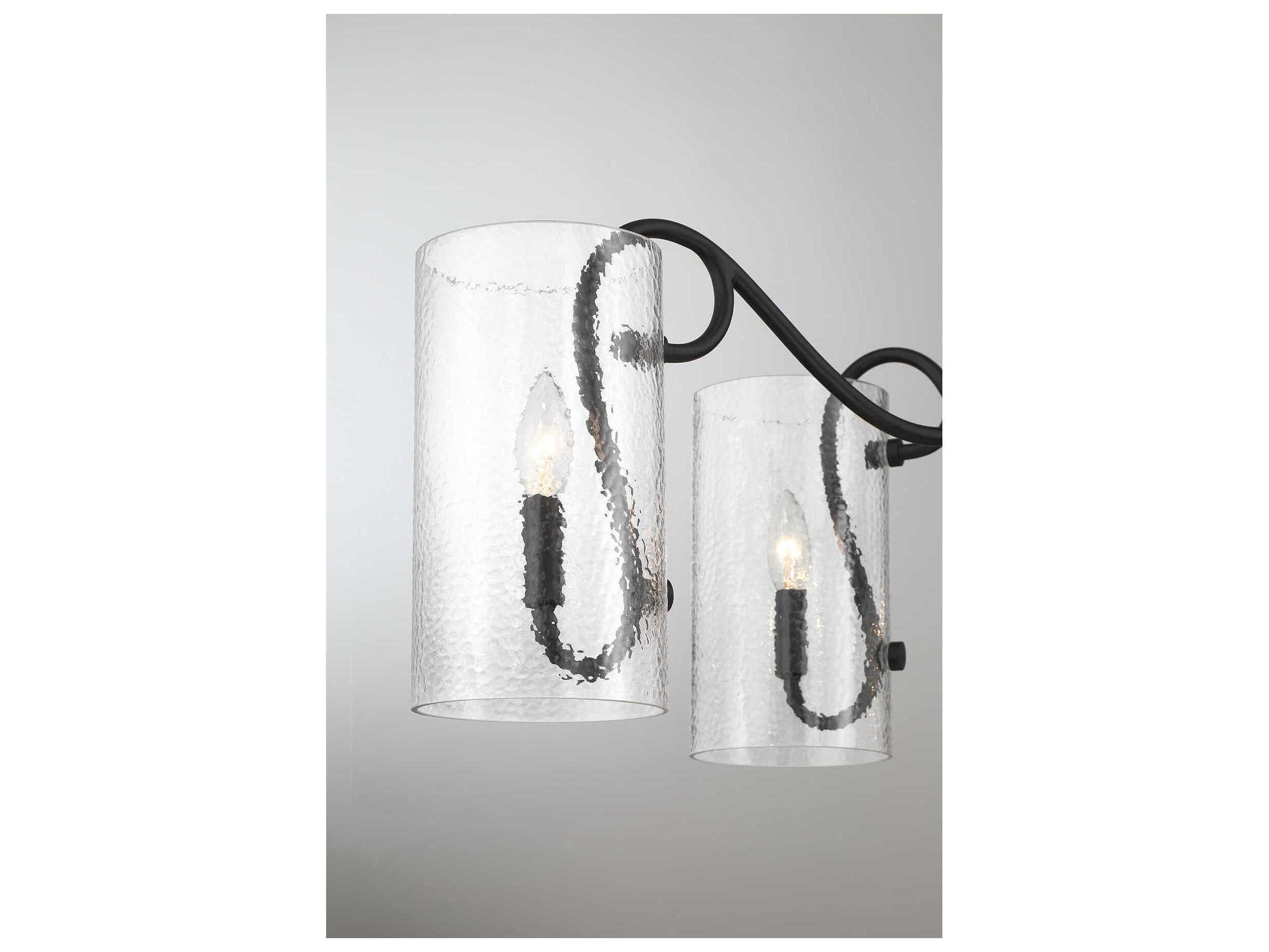 Savoy House Calgary 6-Light Matte Black Chandelier