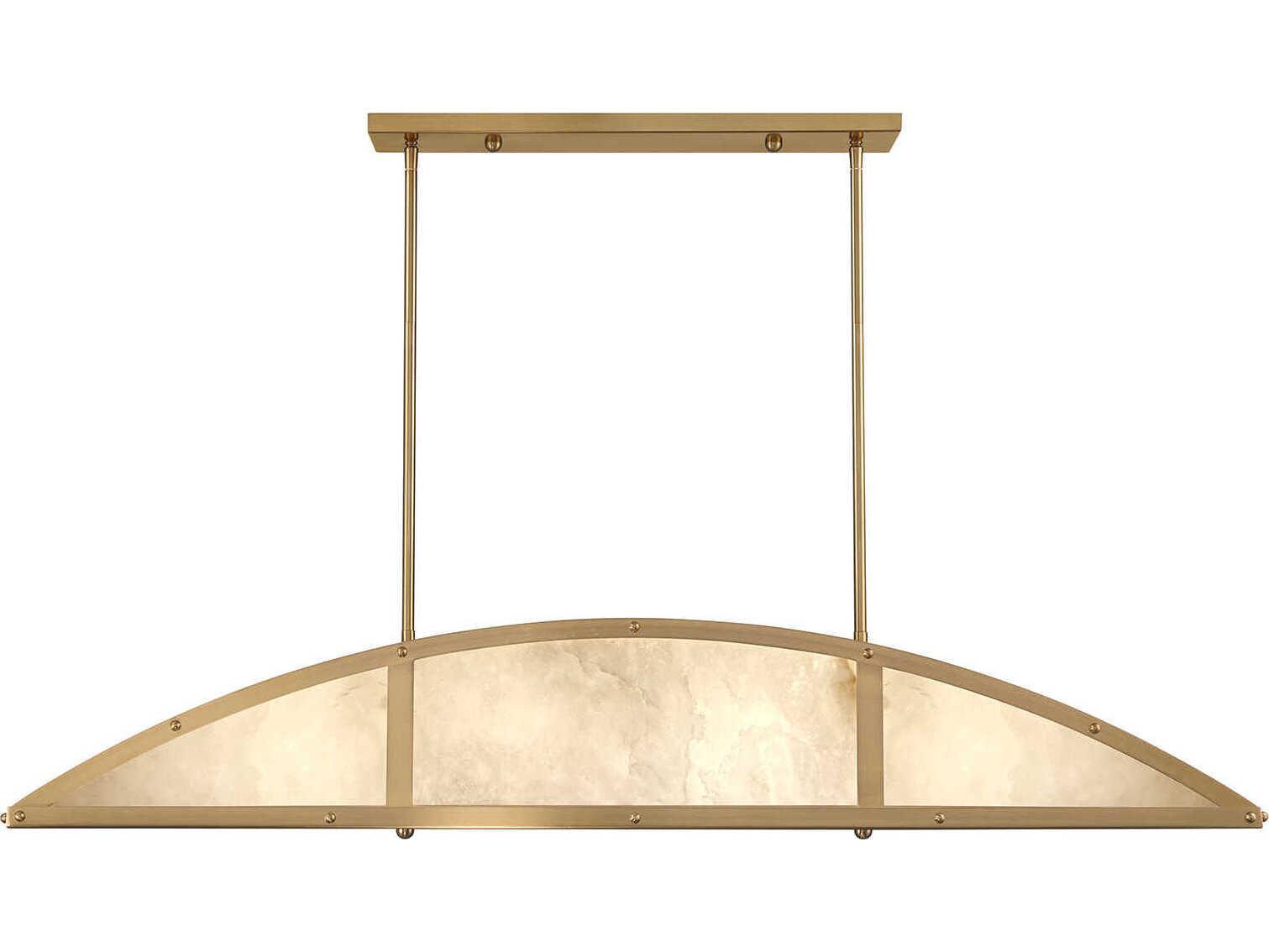 Savoy House Legacy 4-Light Warm Brass Island Pendant