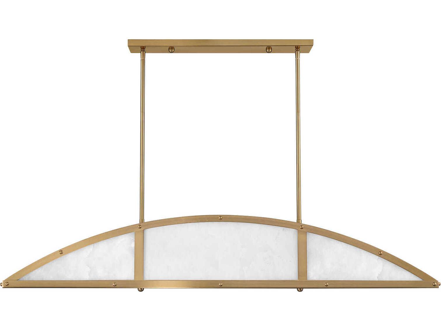 Savoy House Legacy 4-Light Warm Brass Island Pendant