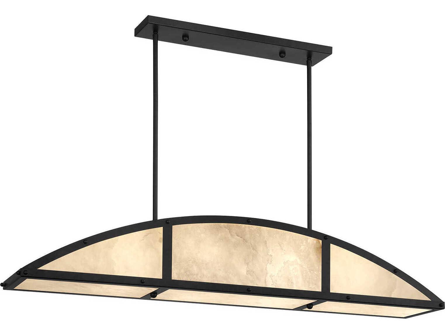 Savoy House Legacy 4-Light Matte Black Island Pendant