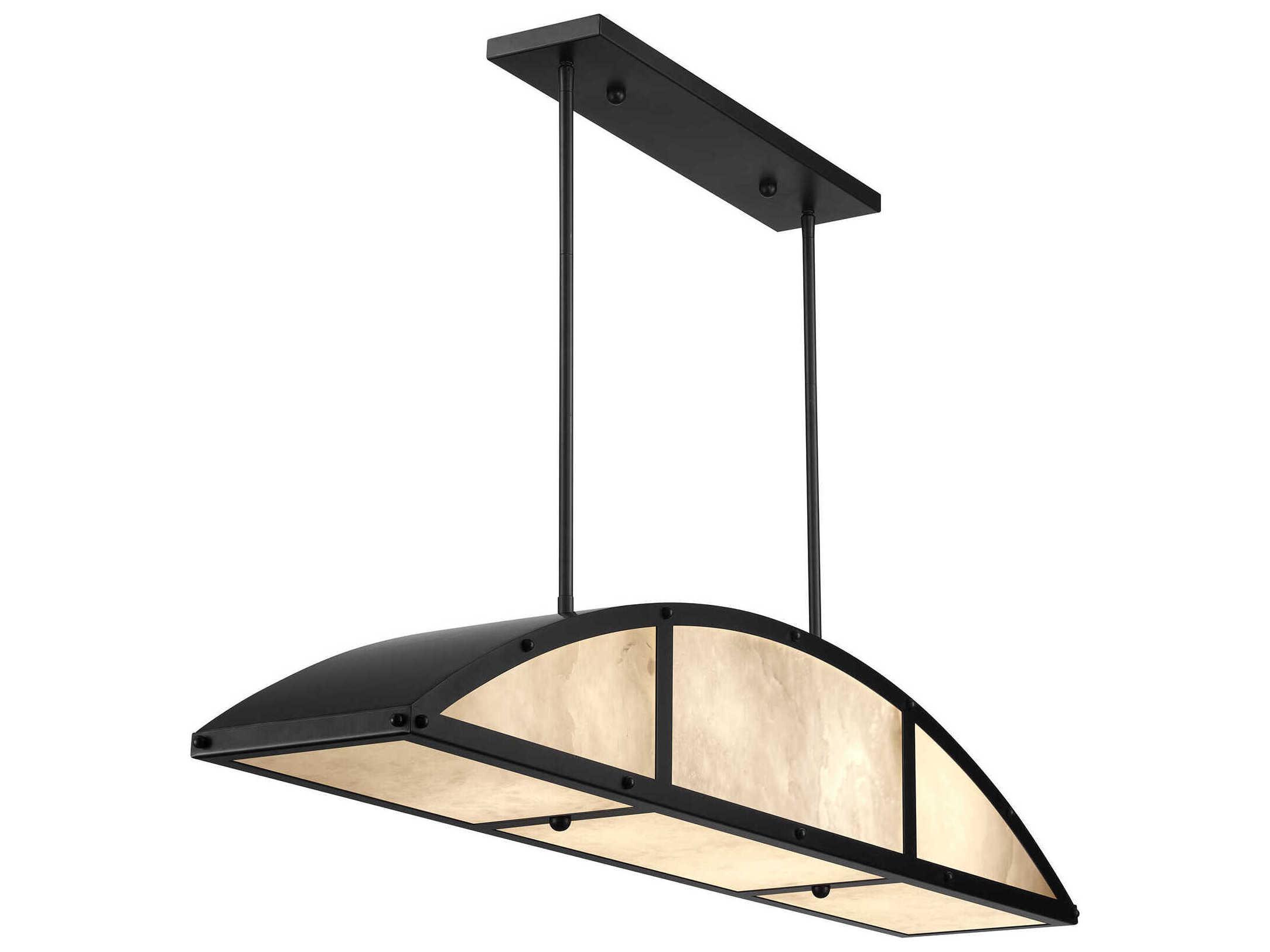 Savoy House Legacy 4-Light Matte Black Island Pendant
