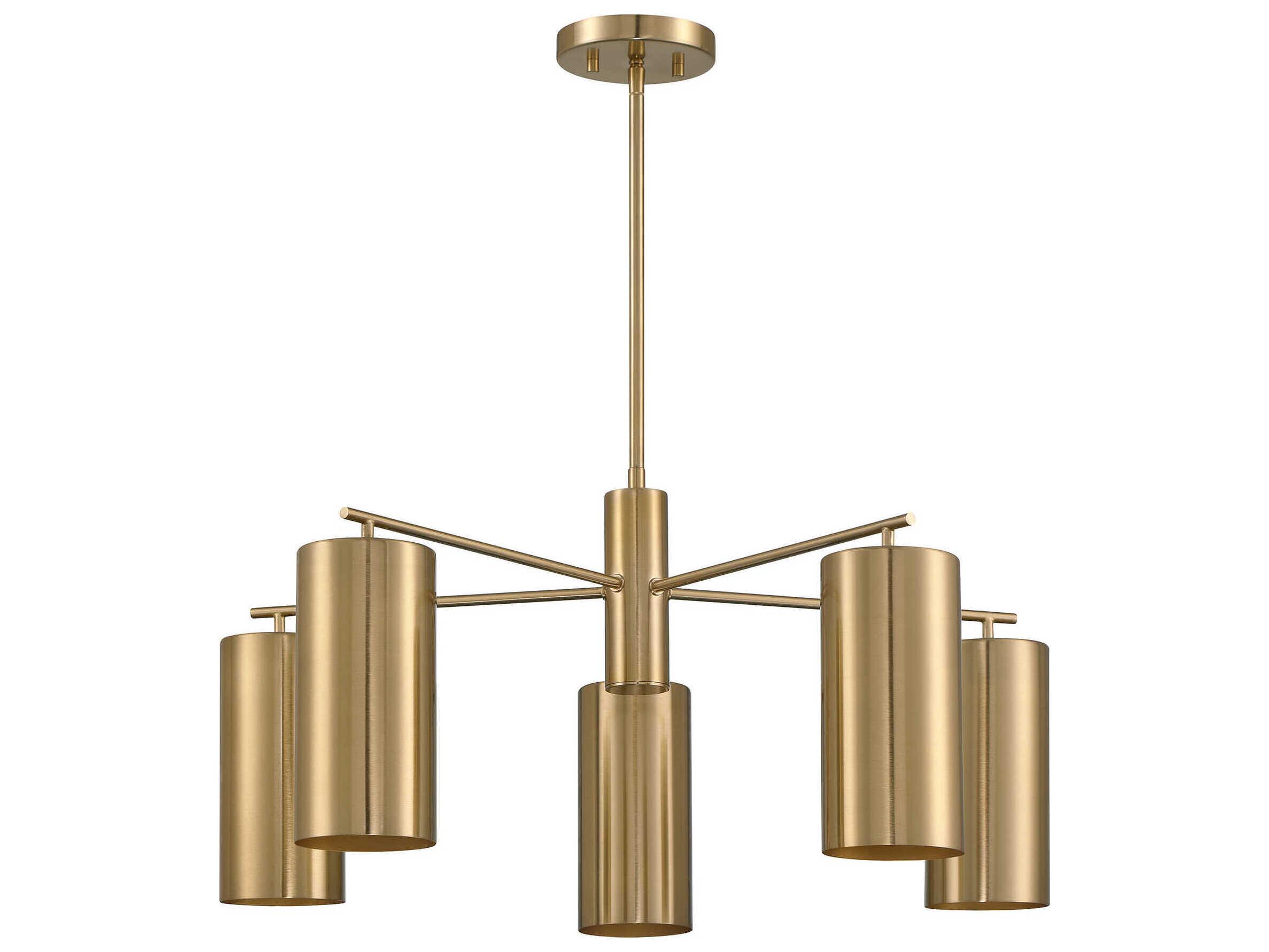 Savoy House Lio 5-Light Noble Brass Chandelier