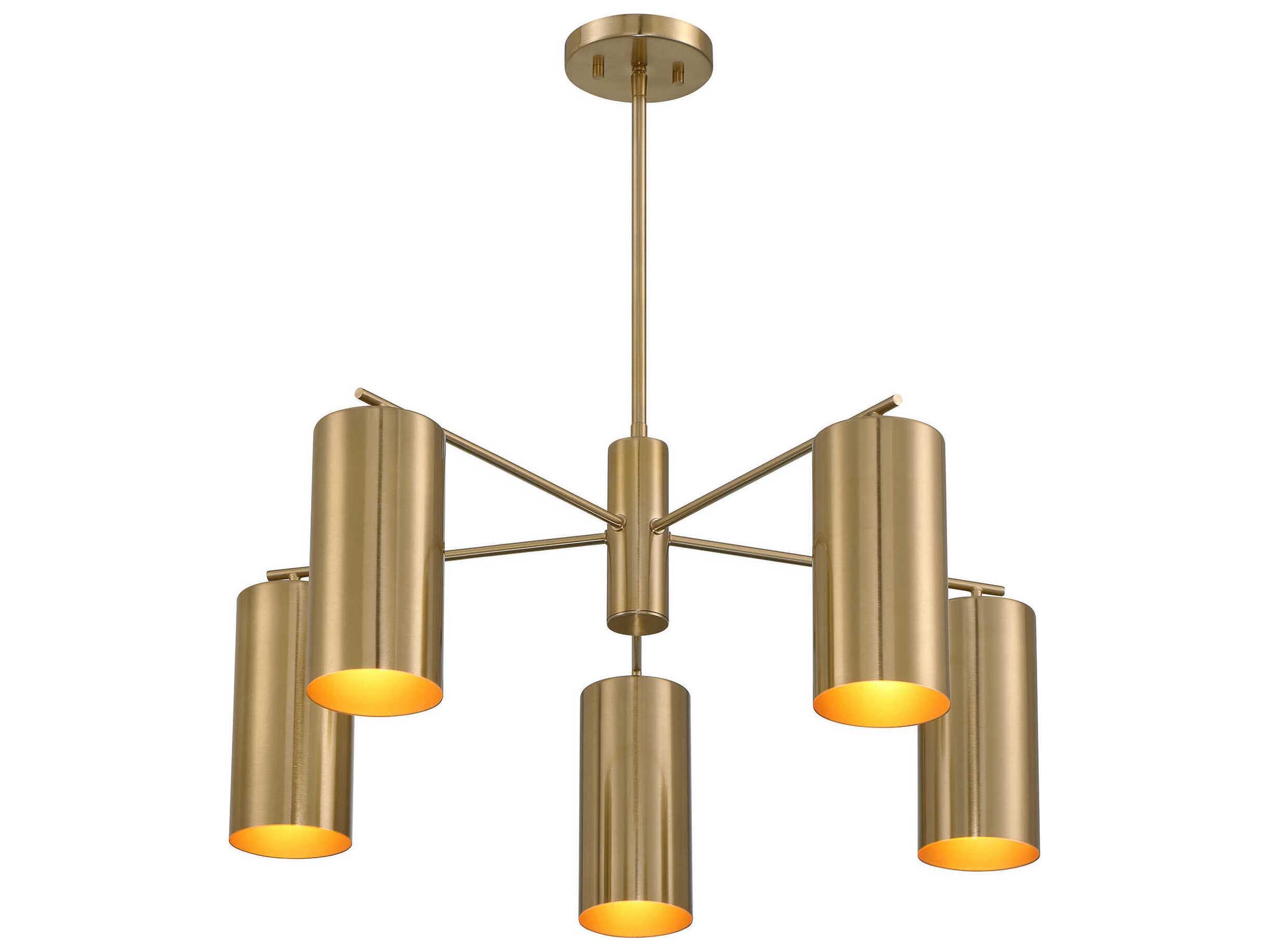 Savoy House Lio 5-Light Noble Brass Chandelier