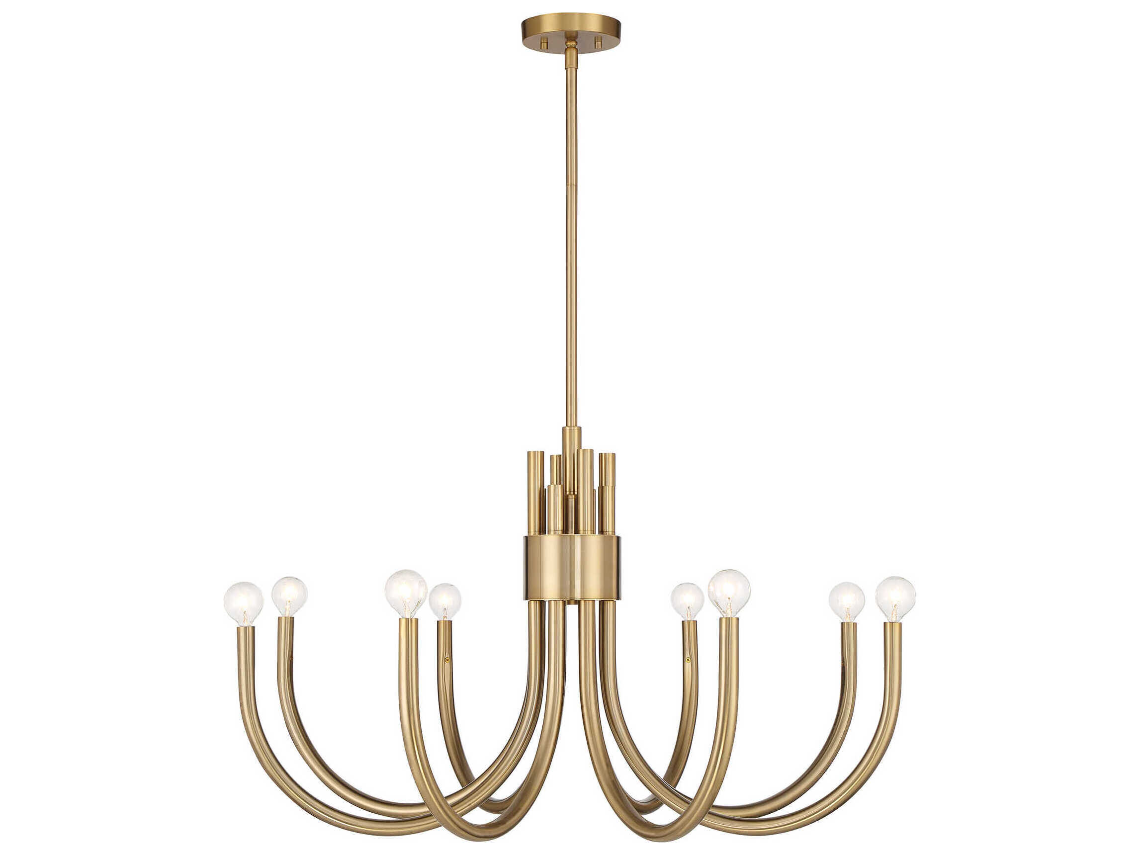 Savoy House Sorrento 8-Light Noble Brass Chandelier