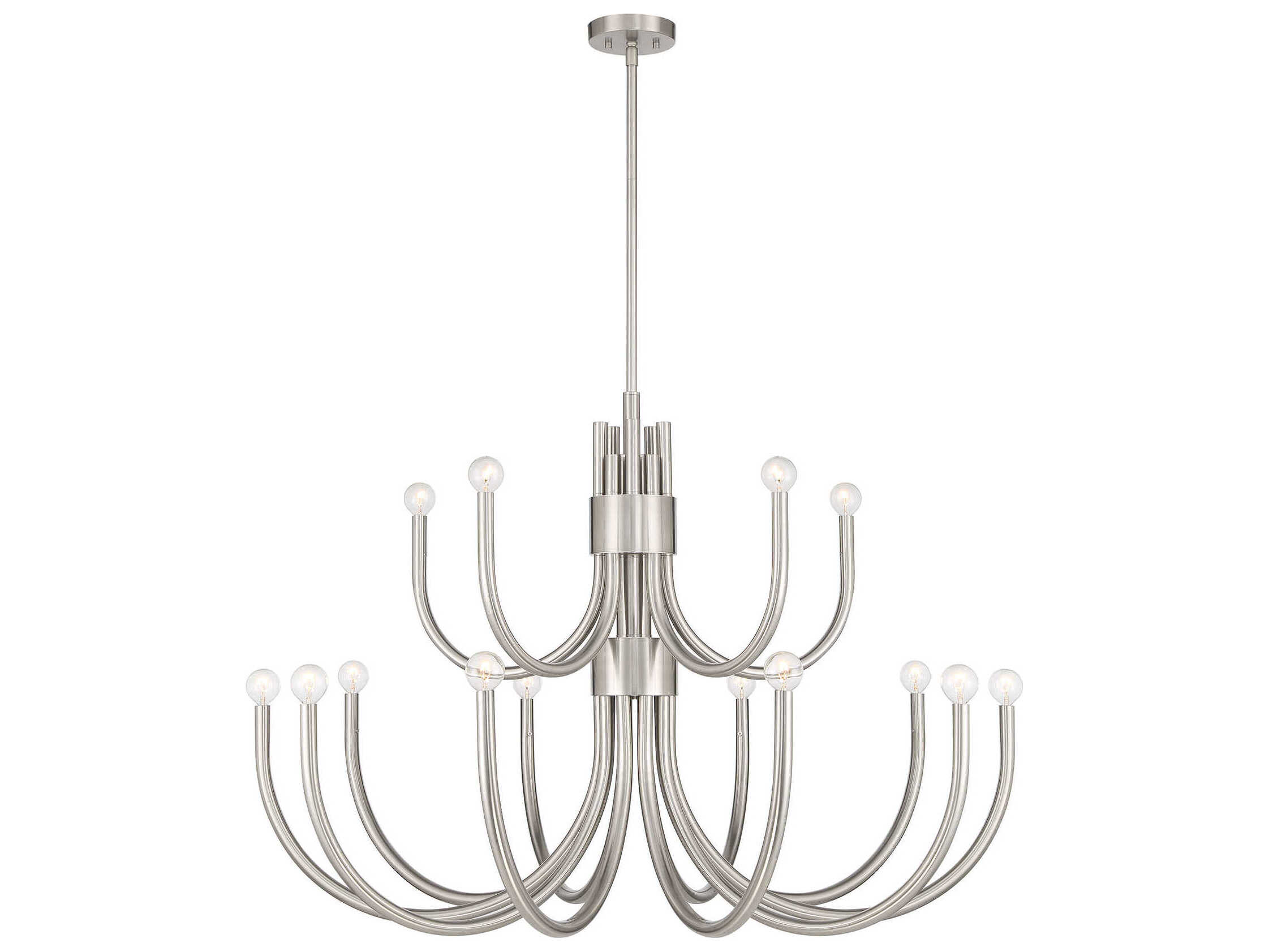 Savoy House Sorrento 15-Light Satin Nickel Chandelier