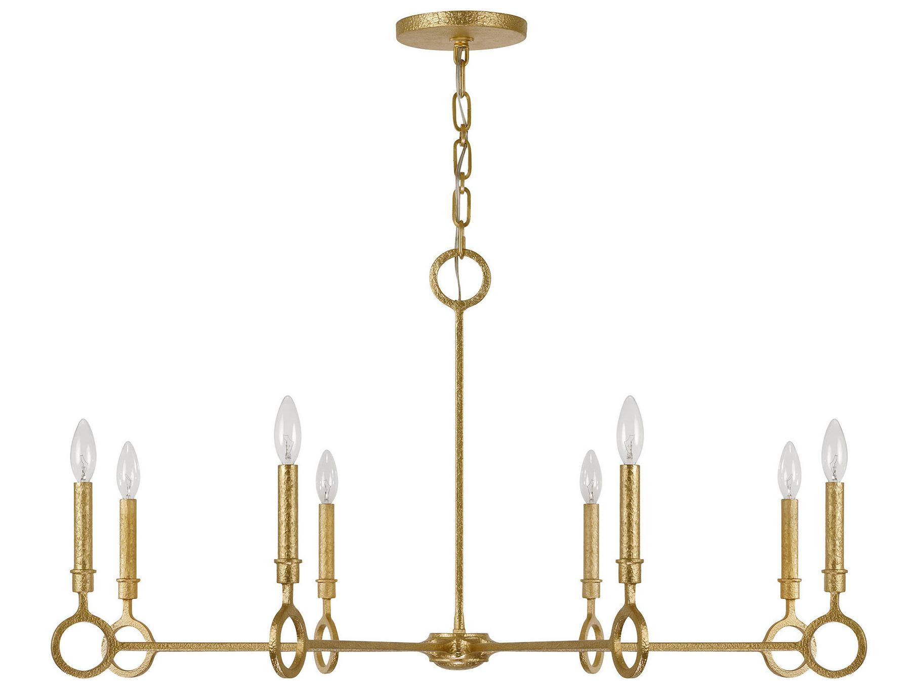 Savoy House Noah 8-Light Gold Armory Traditional Candelabra Chandelier