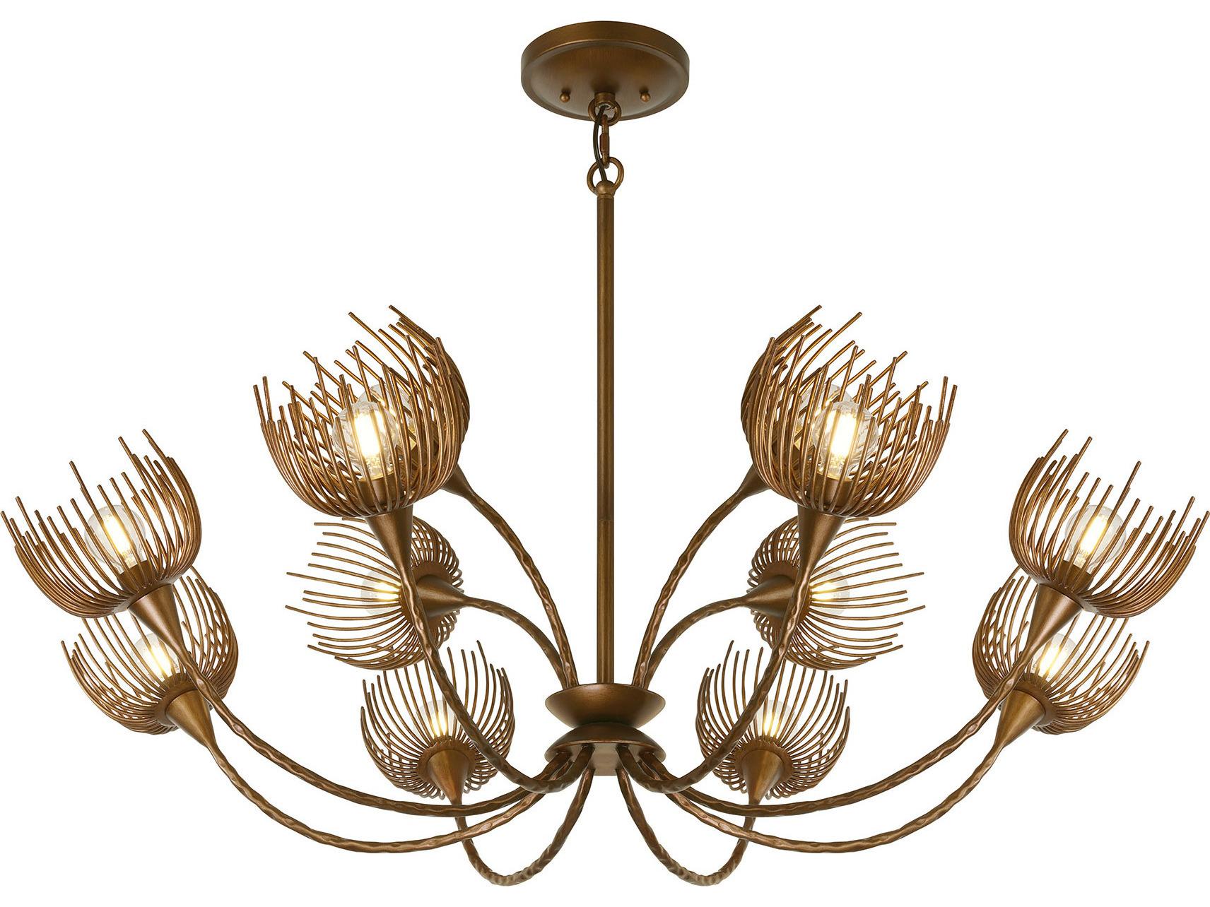 Savoy House Protea 12-Light Manchester Bronze Chandelier