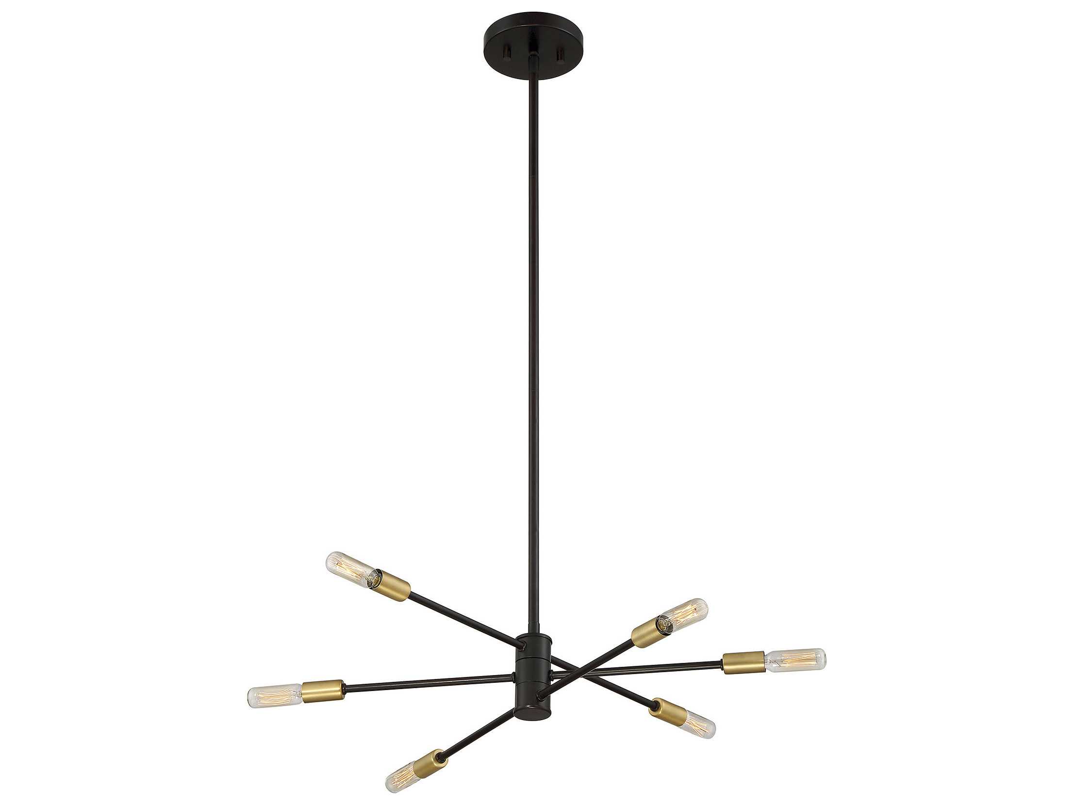 Savoy House Lyrique 6-Light Bronze Brass Pendant