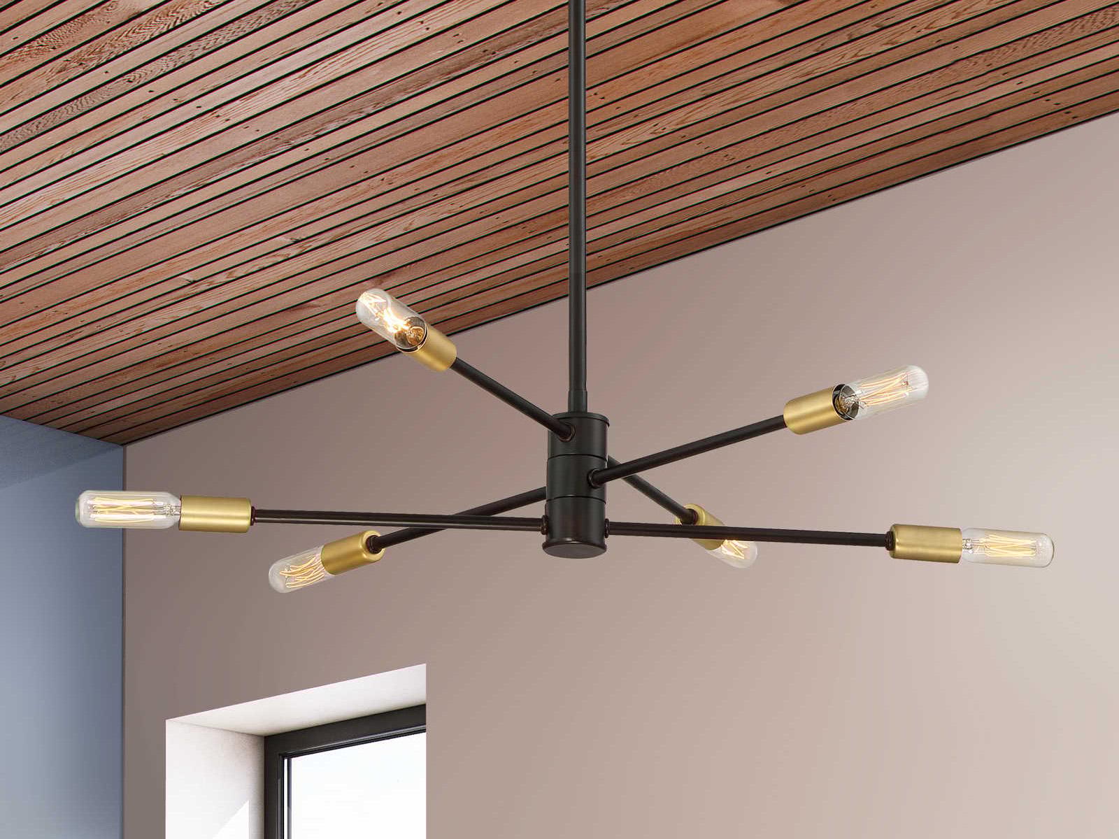 Savoy House Lyrique 6-Light Bronze Brass Pendant