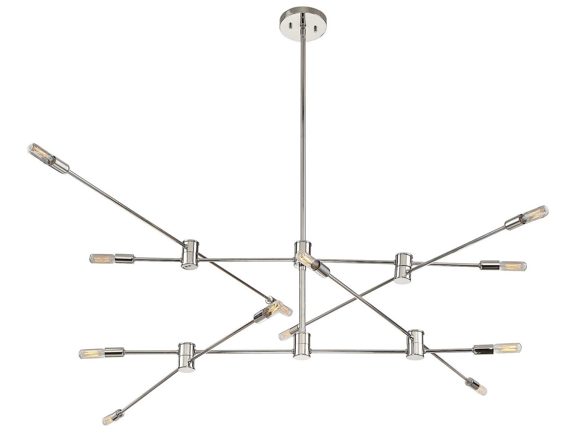 Savoy House Lyrique 12-Light Polished Nickel Pendant