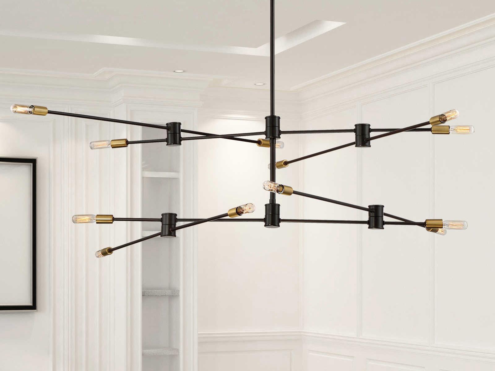 Savoy House Lyrique 12-Light Bronze Brass Pendant