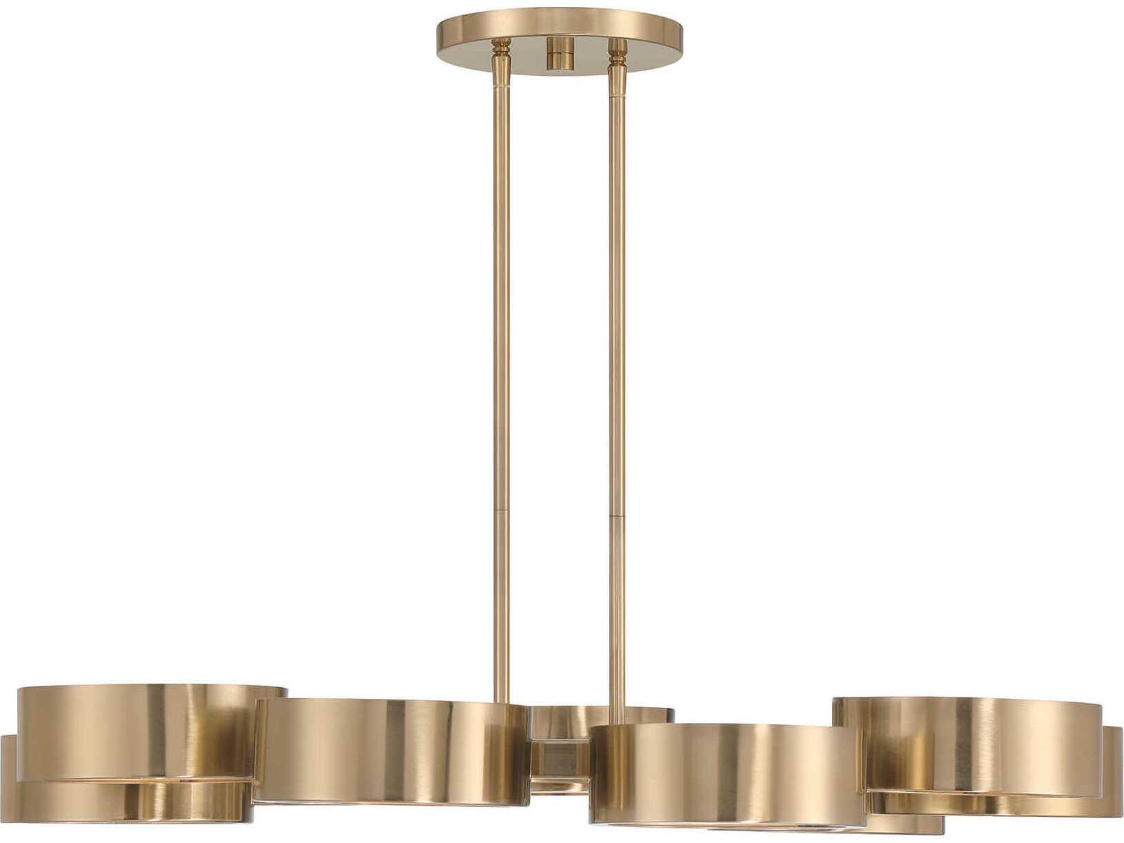 Savoy House Talamanca 9-Light Noble Brass Chandelier