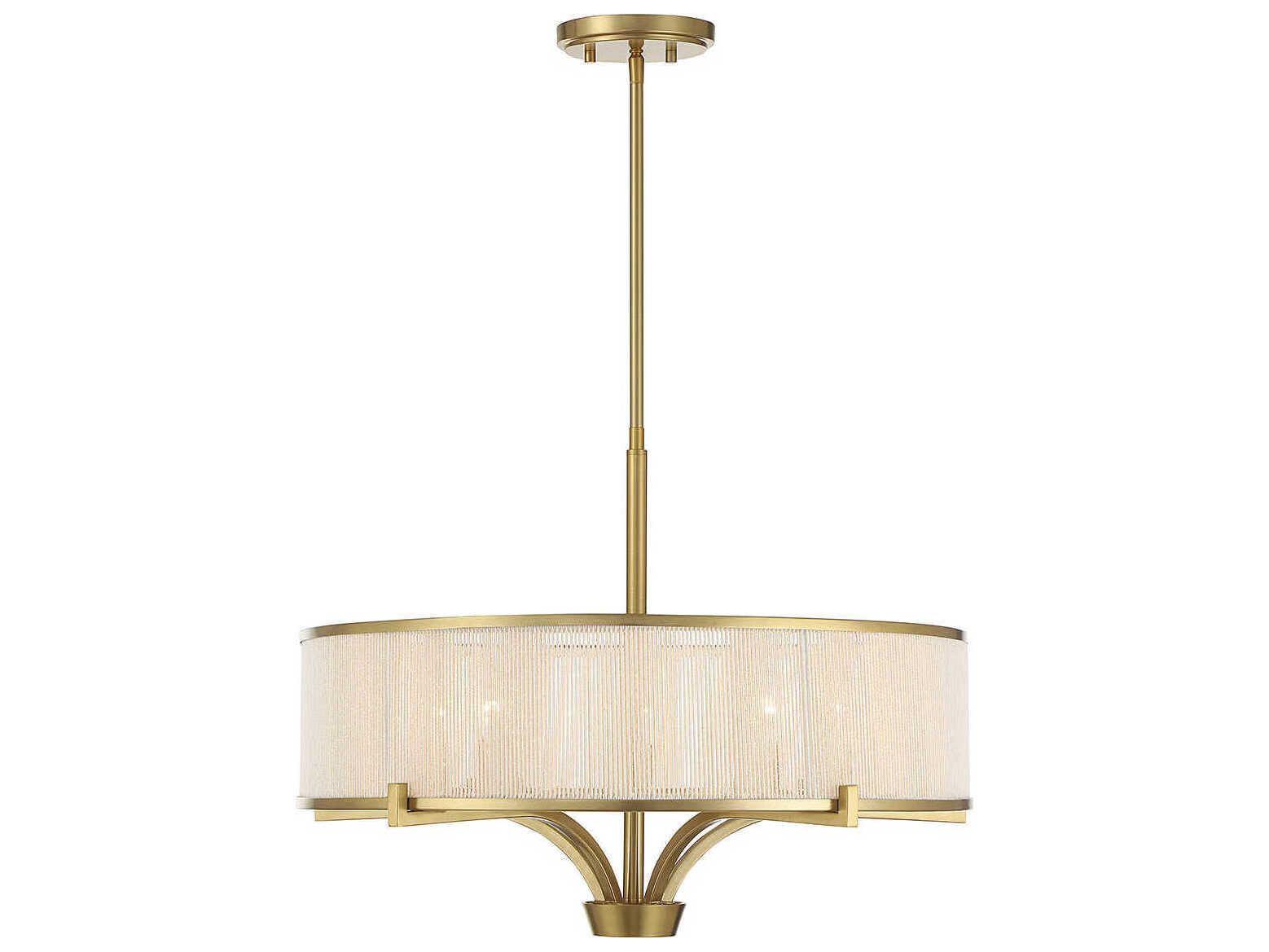 Savoy House Wynwood 5-Light Warm Brass Chandelier