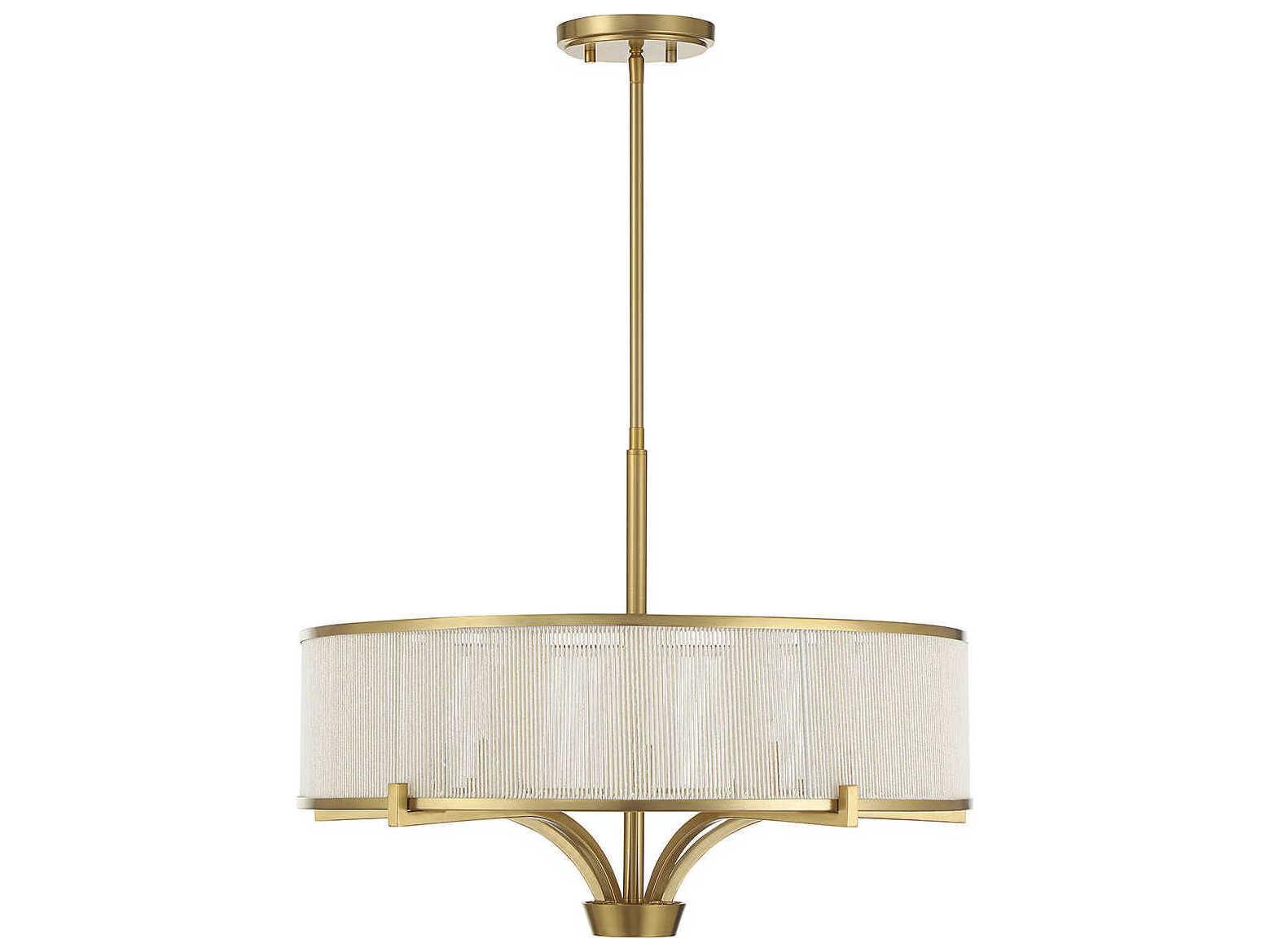 Savoy House Wynwood 5-Light Warm Brass Chandelier