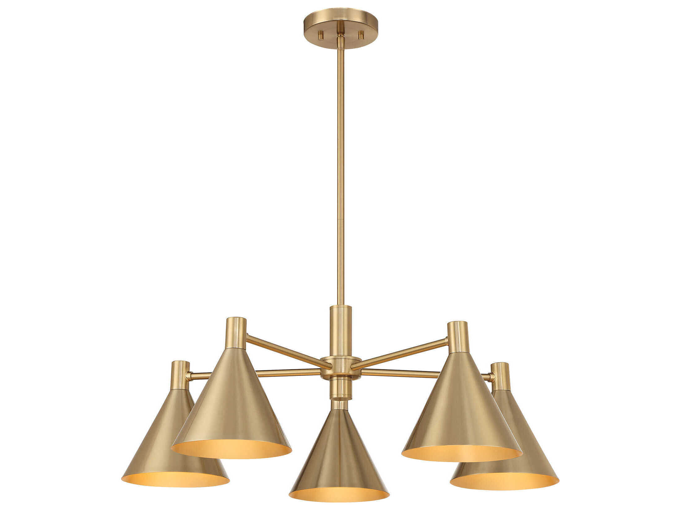 Savoy House Pharos 5-Light Noble Brass Chandelier
