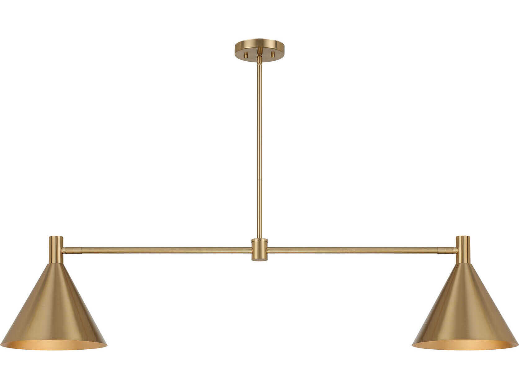 Savoy House Pharos 2-Light Noble Brass Island Pendant