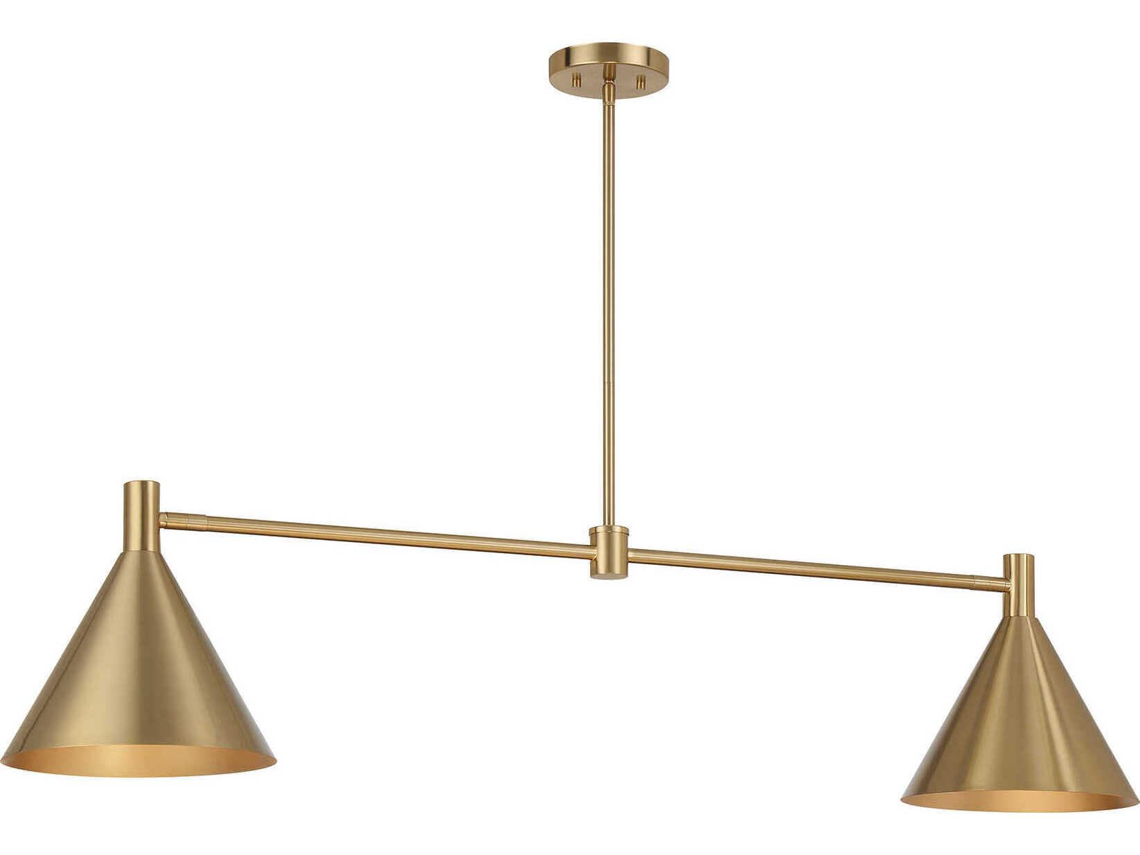 Savoy House Pharos 2-Light Noble Brass Island Pendant