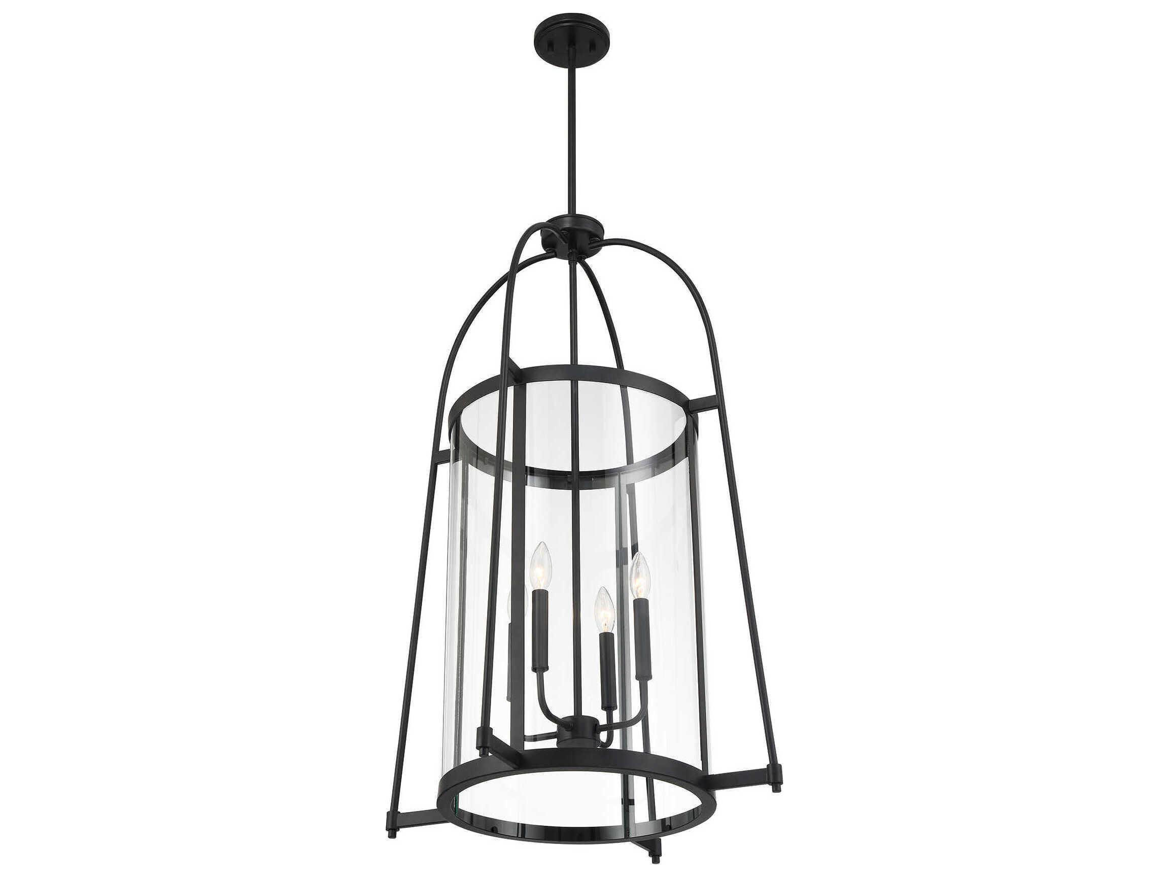 Savoy House Rosedale 4-Light Matte Black Pendant