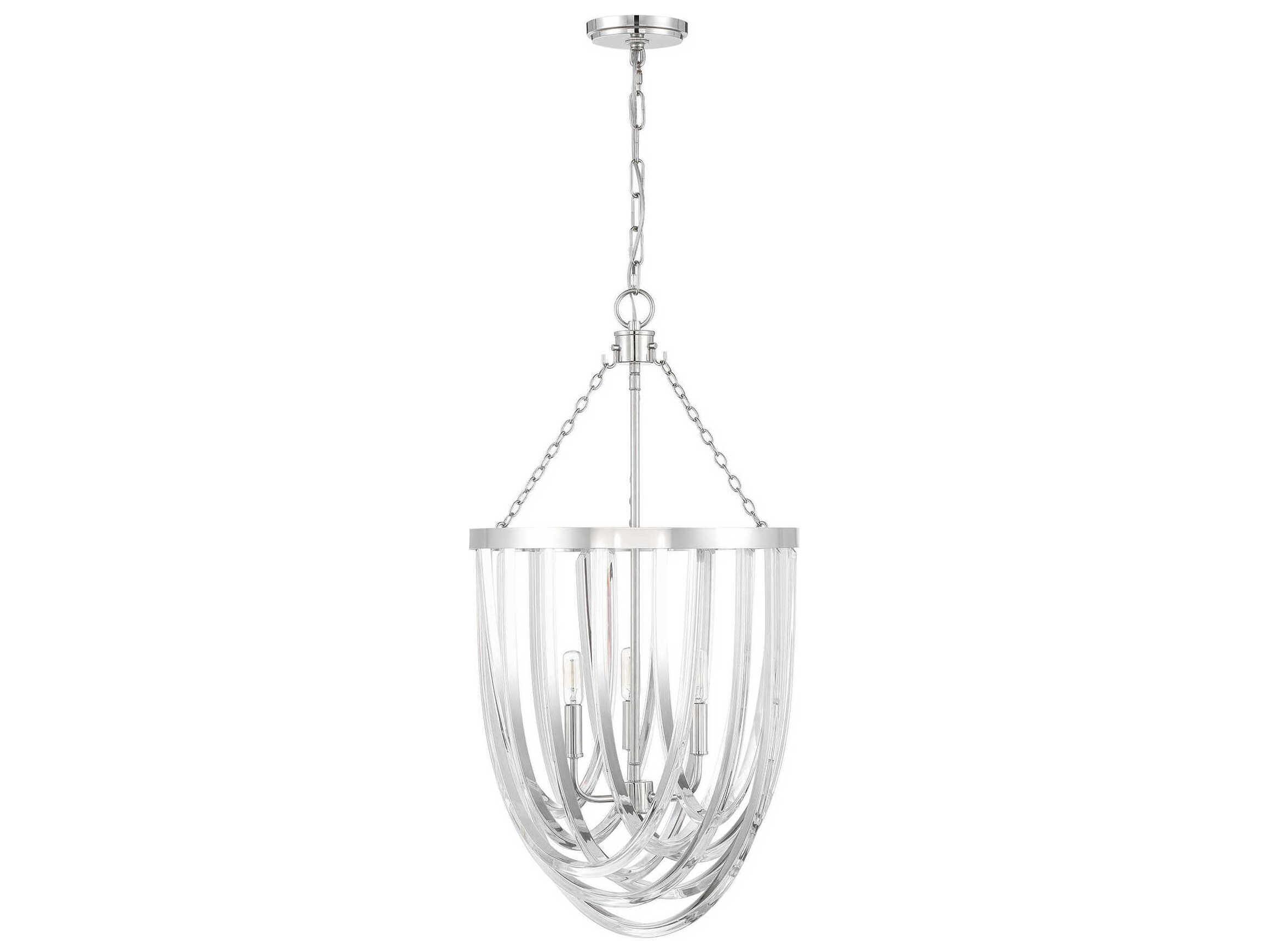 Savoy House Jennings 3-Light Polished Nickel Pendant
