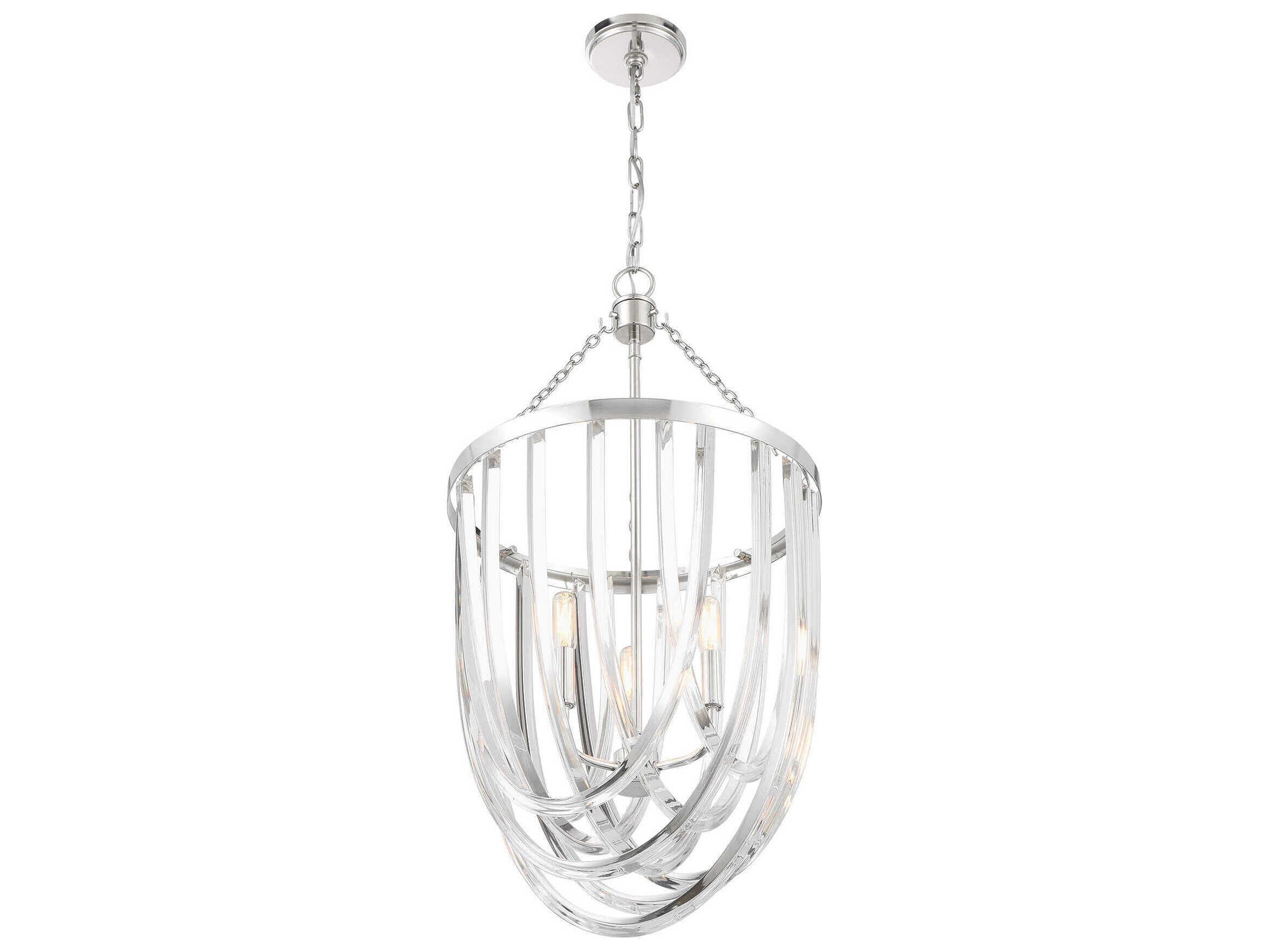 Savoy House Jennings 3-Light Polished Nickel Pendant