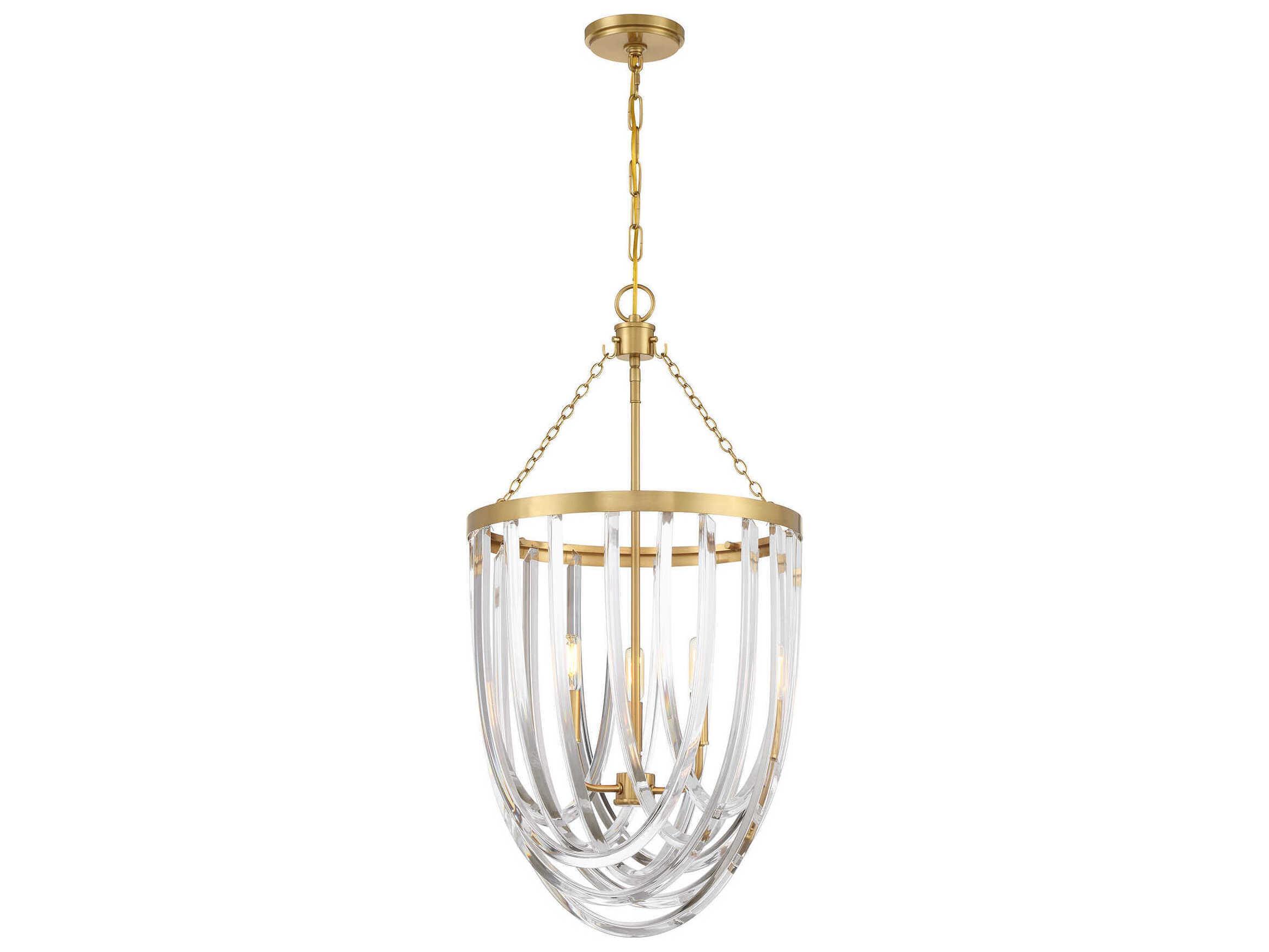 Savoy House Jennings 3-Light Warm Brass Pendant