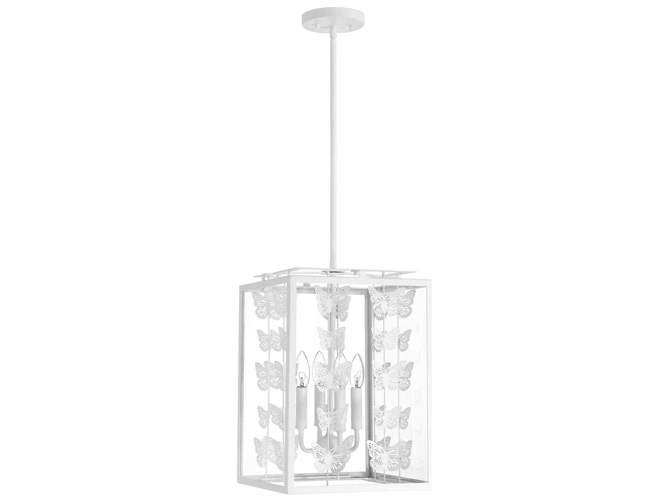 Savoy House Birch 4-Light Bisque White Mini Pendant