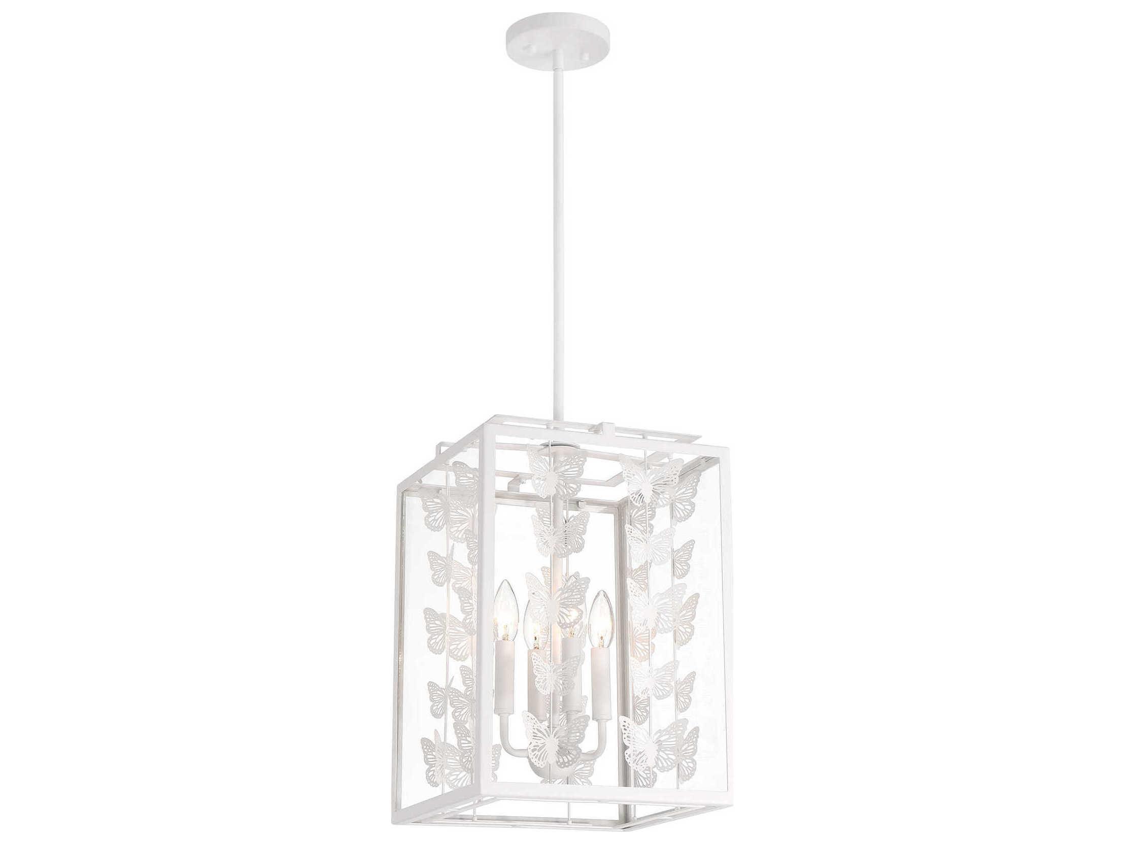 Savoy House Birch 4-Light Bisque White Mini Pendant