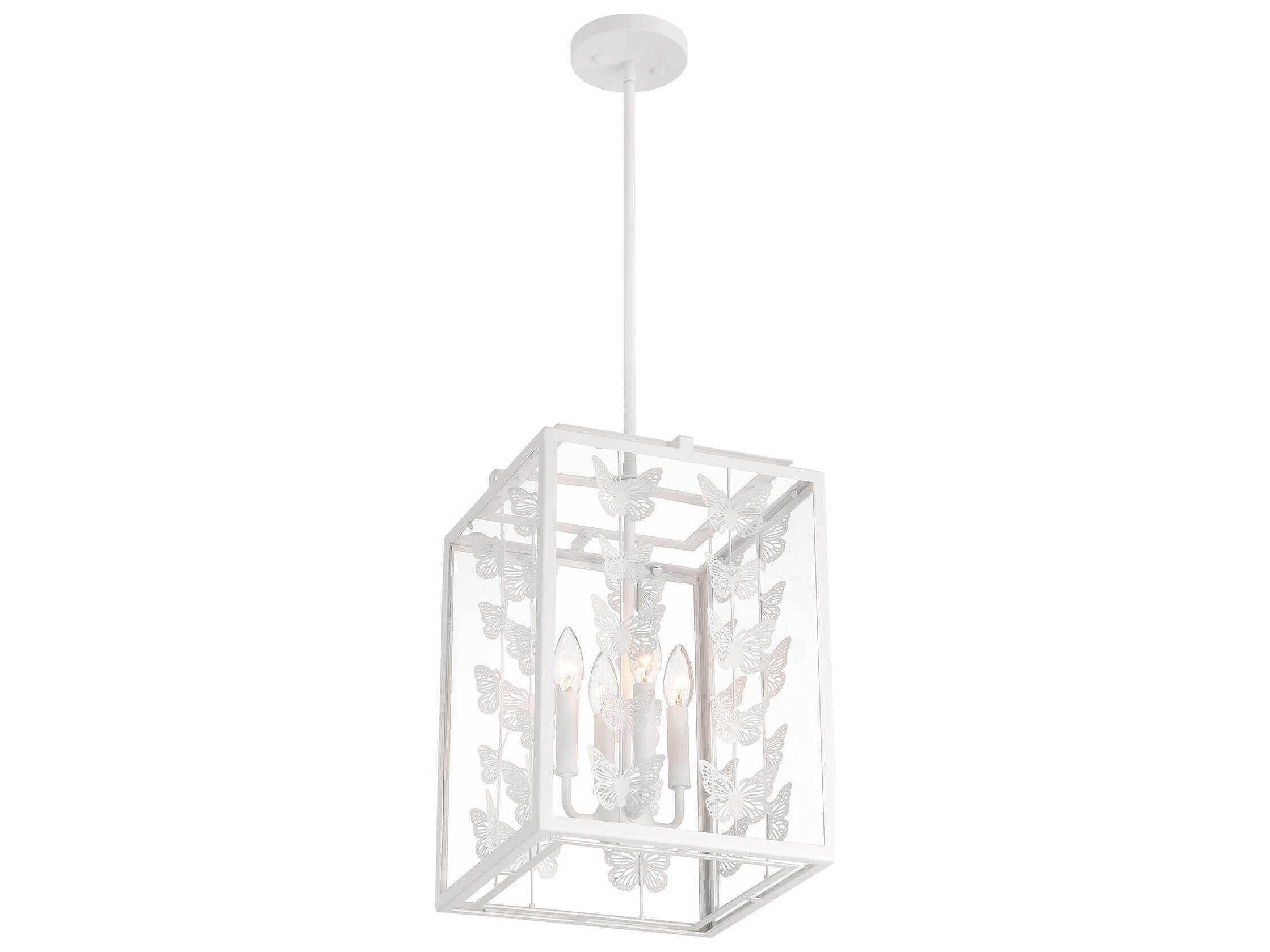 Savoy House Birch 4-Light Bisque White Mini Pendant