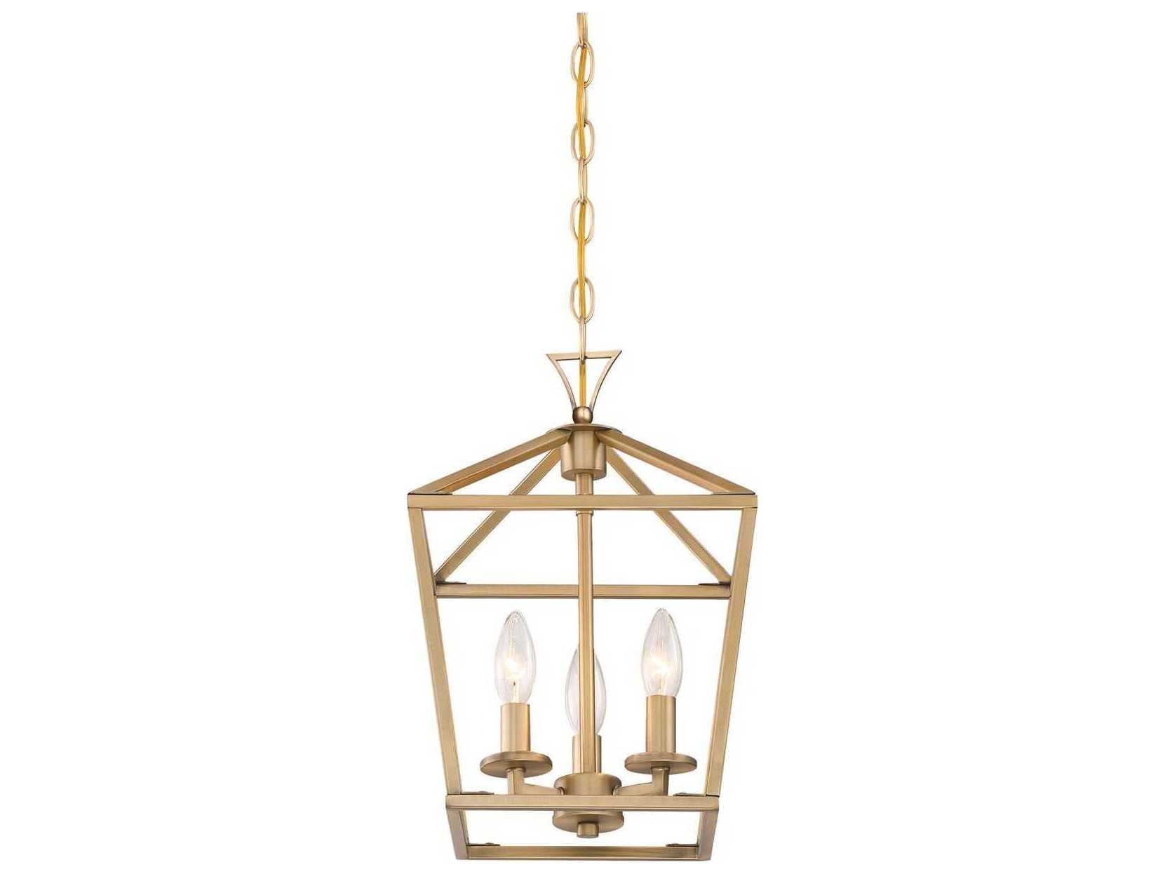 Savoy House Townsend 3-Light Warm Brass Mini Pendant