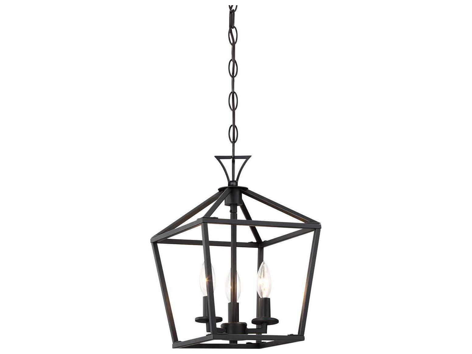 Savoy House Townsend 3-Light Matte Black Mini Pendant