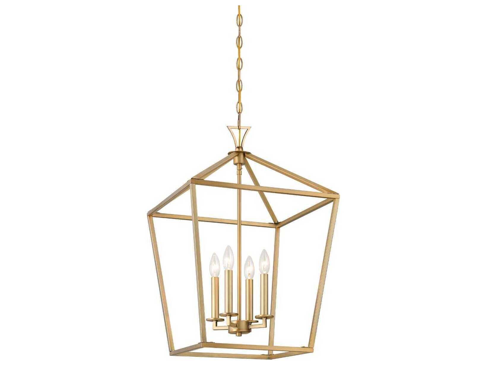 Savoy House Townsend 4-Light Warm Brass Pendant