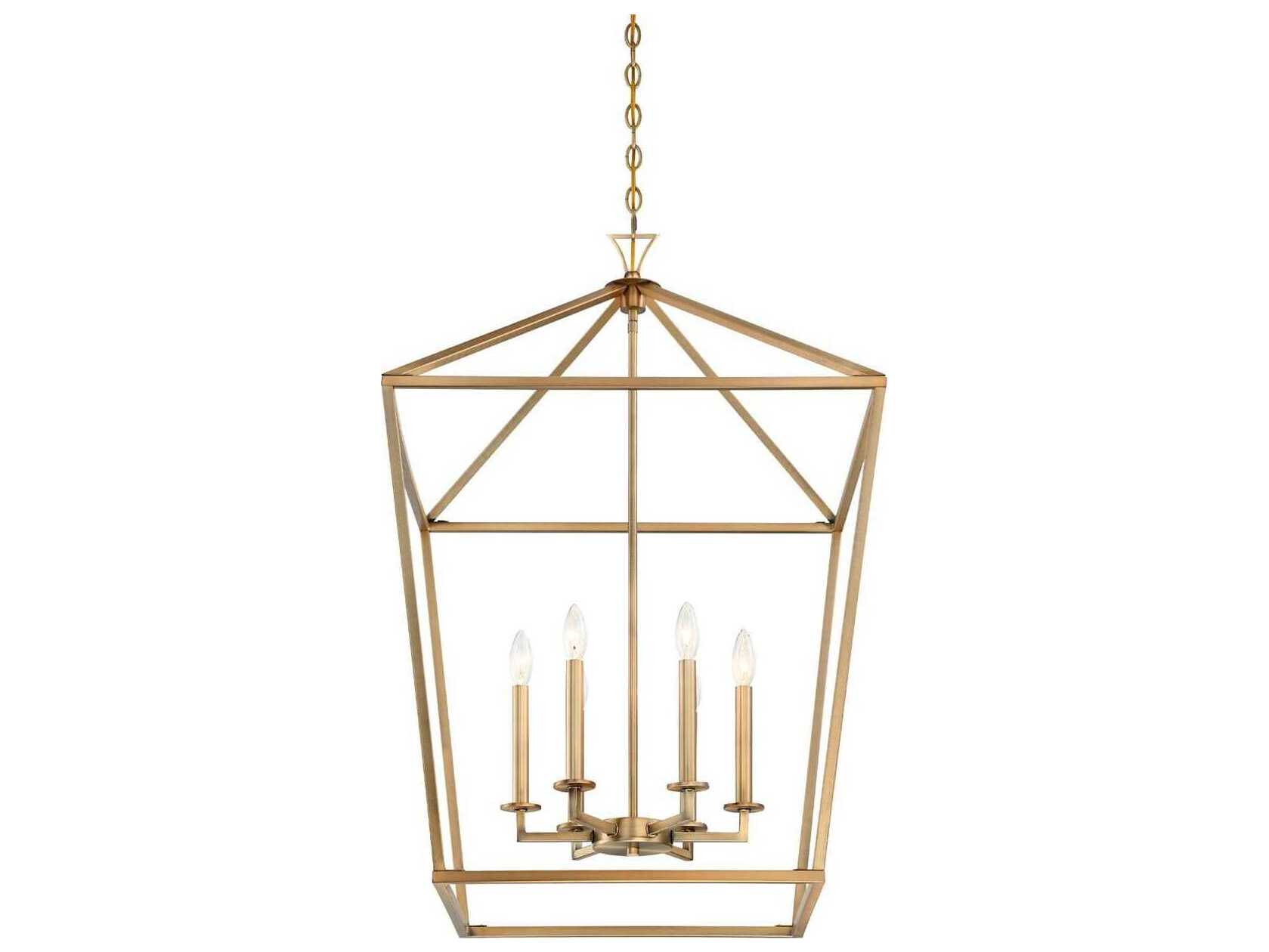 Savoy House Townsend 6-Light Warm Brass Pendant