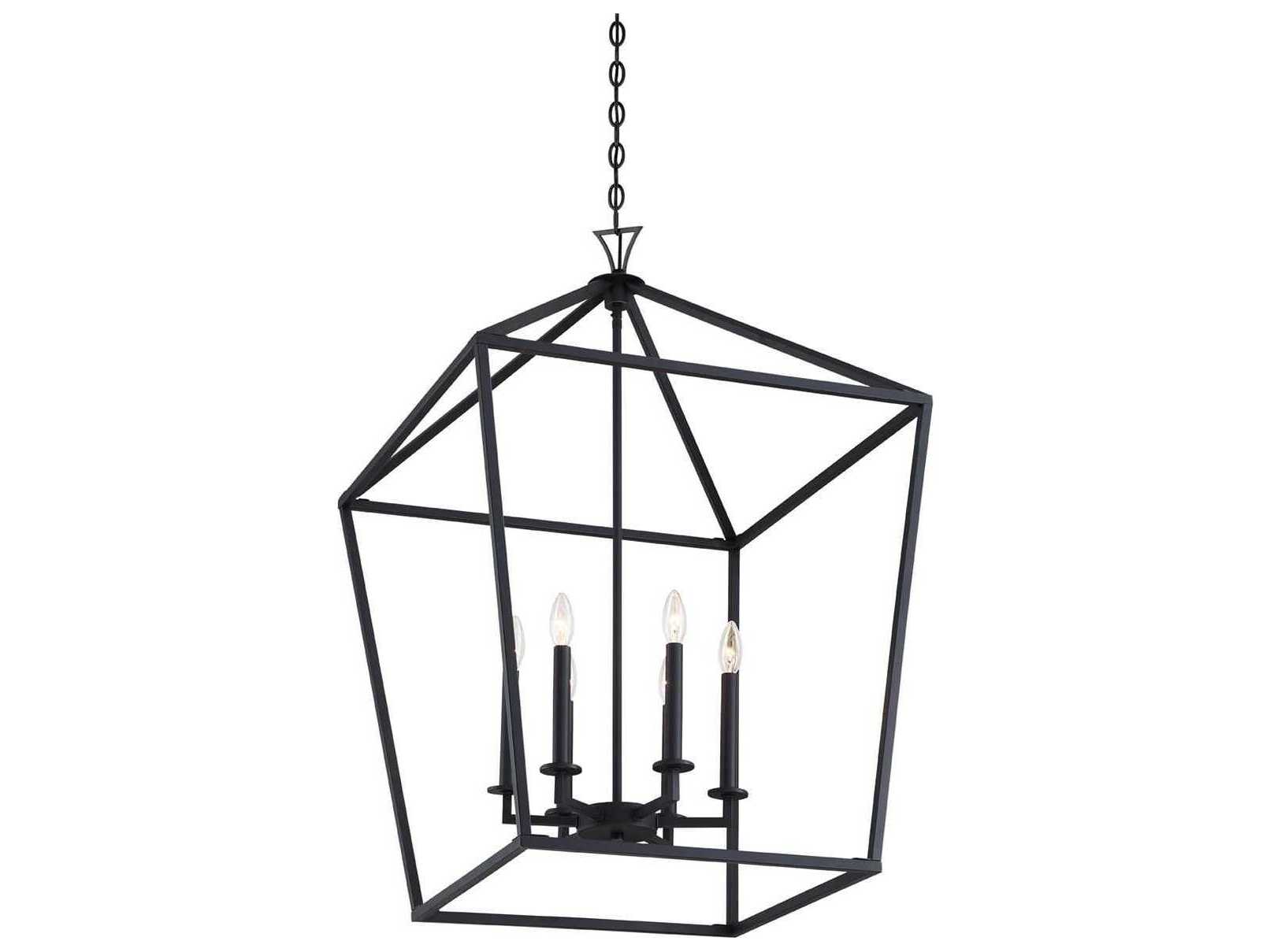 Savoy House Townsend 6-Light Matte Black Pendant