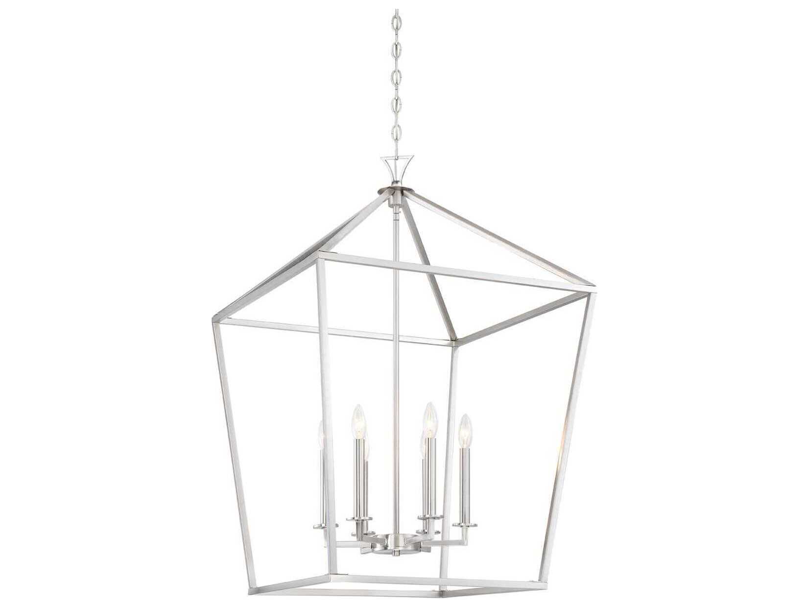 Savoy House Townsend 6-Light Satin Nickel Pendant