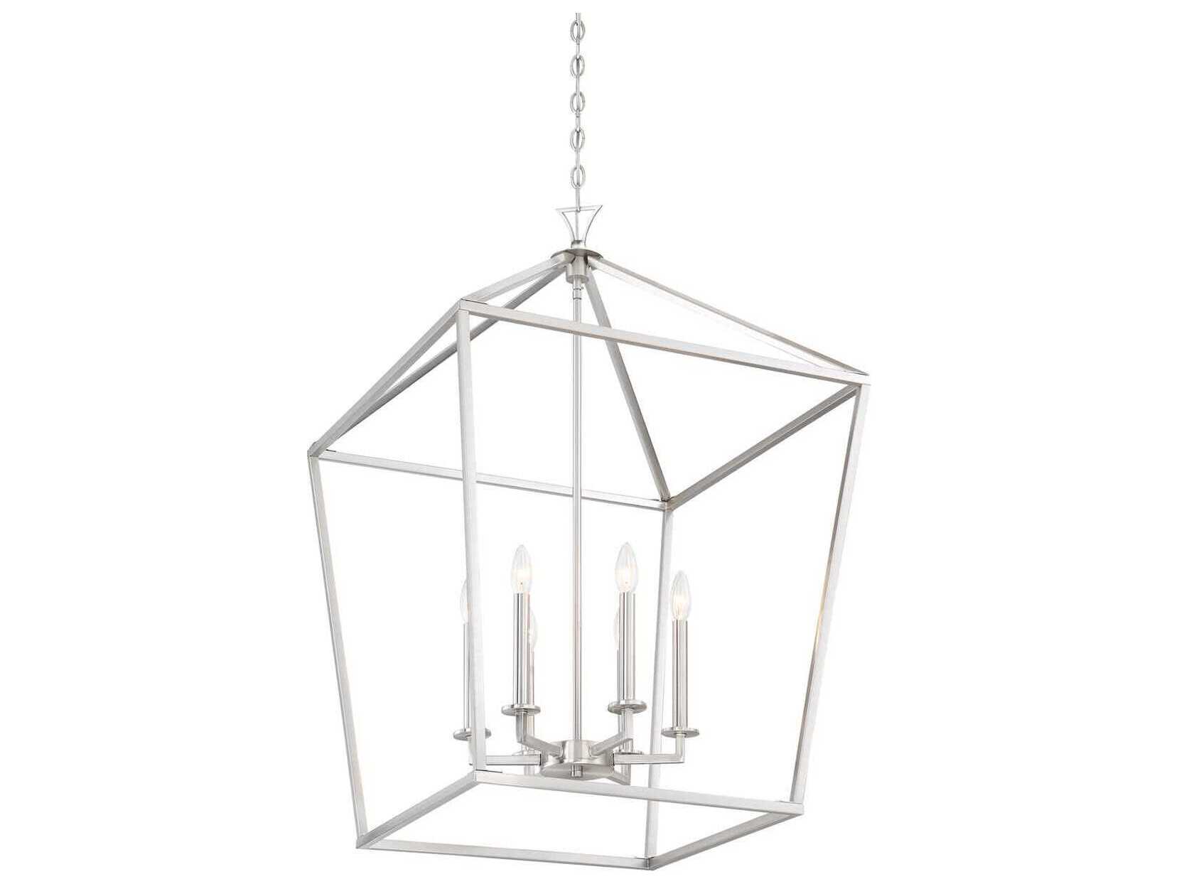 Savoy House Townsend 6-Light Satin Nickel Pendant