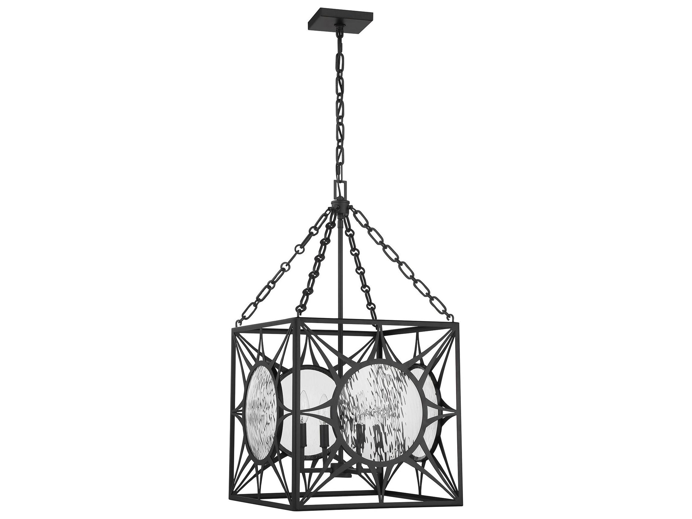 Savoy House Balfour 4-Light Matte Black Geometric Pendant