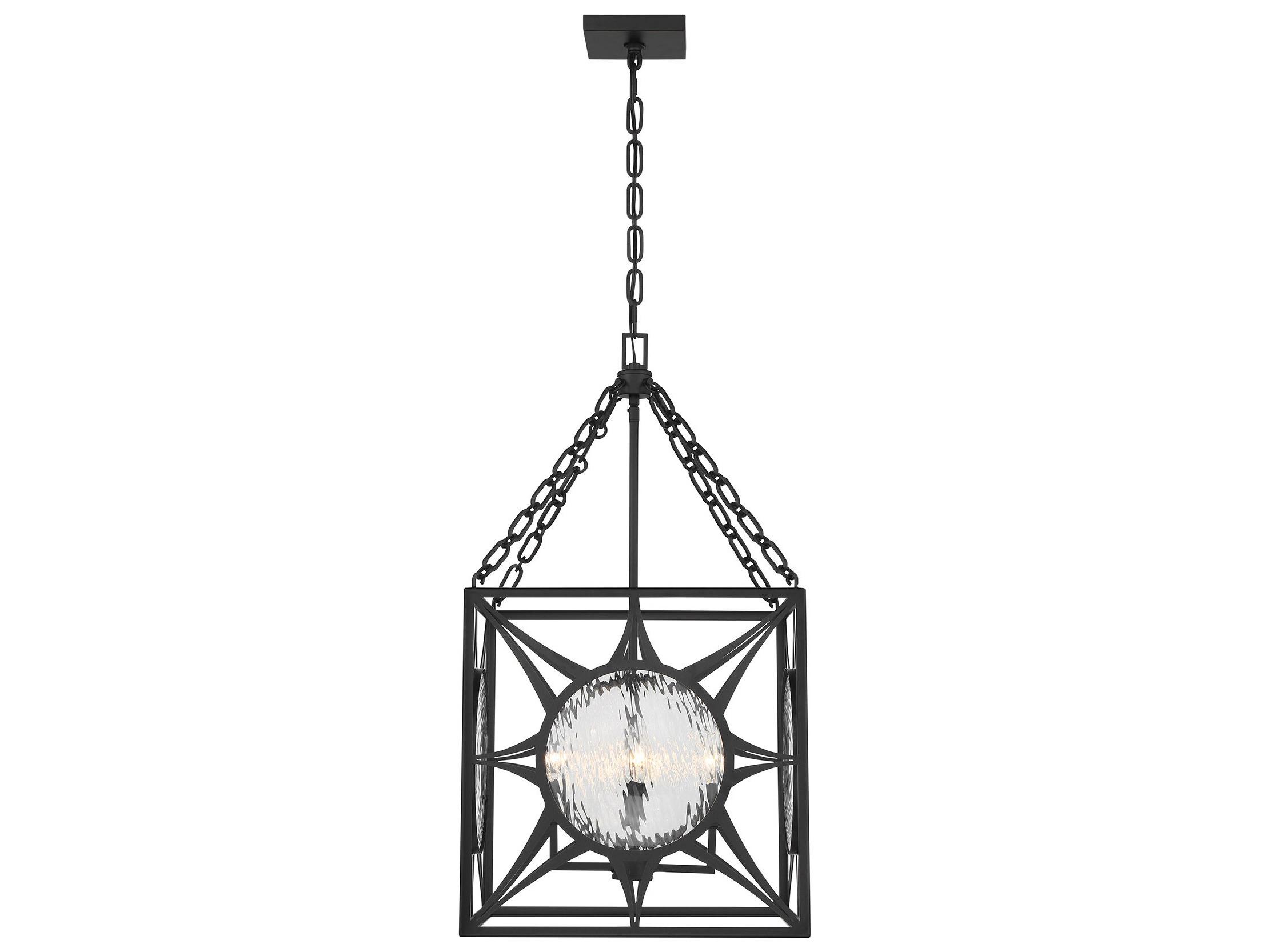 Savoy House Balfour 4-Light Matte Black Geometric Pendant