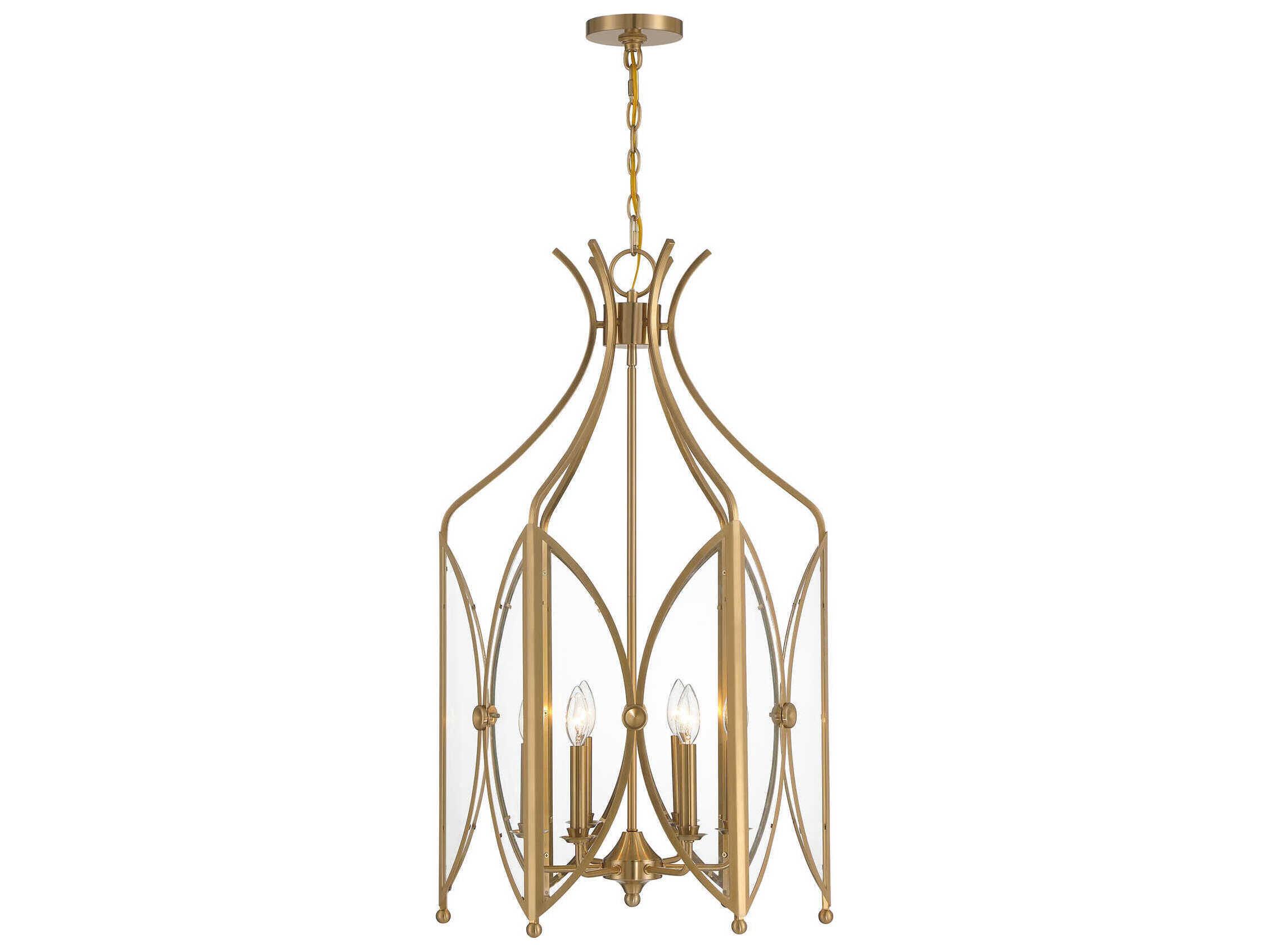 Savoy House Enclave 6-Light Noble Brass Pendant