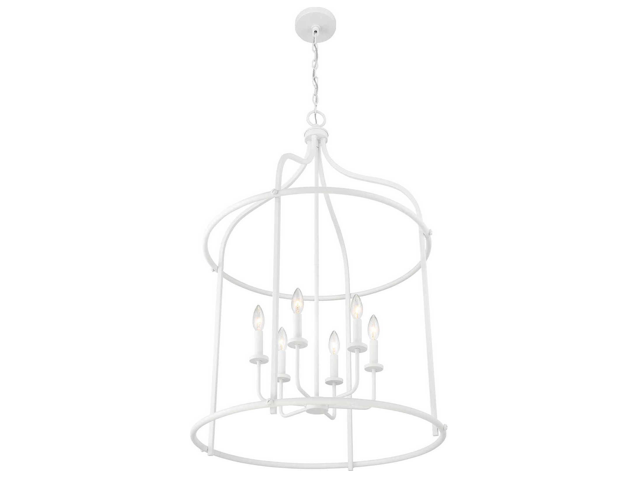 Savoy House Brookstone 6-Light Bisque White Pendant