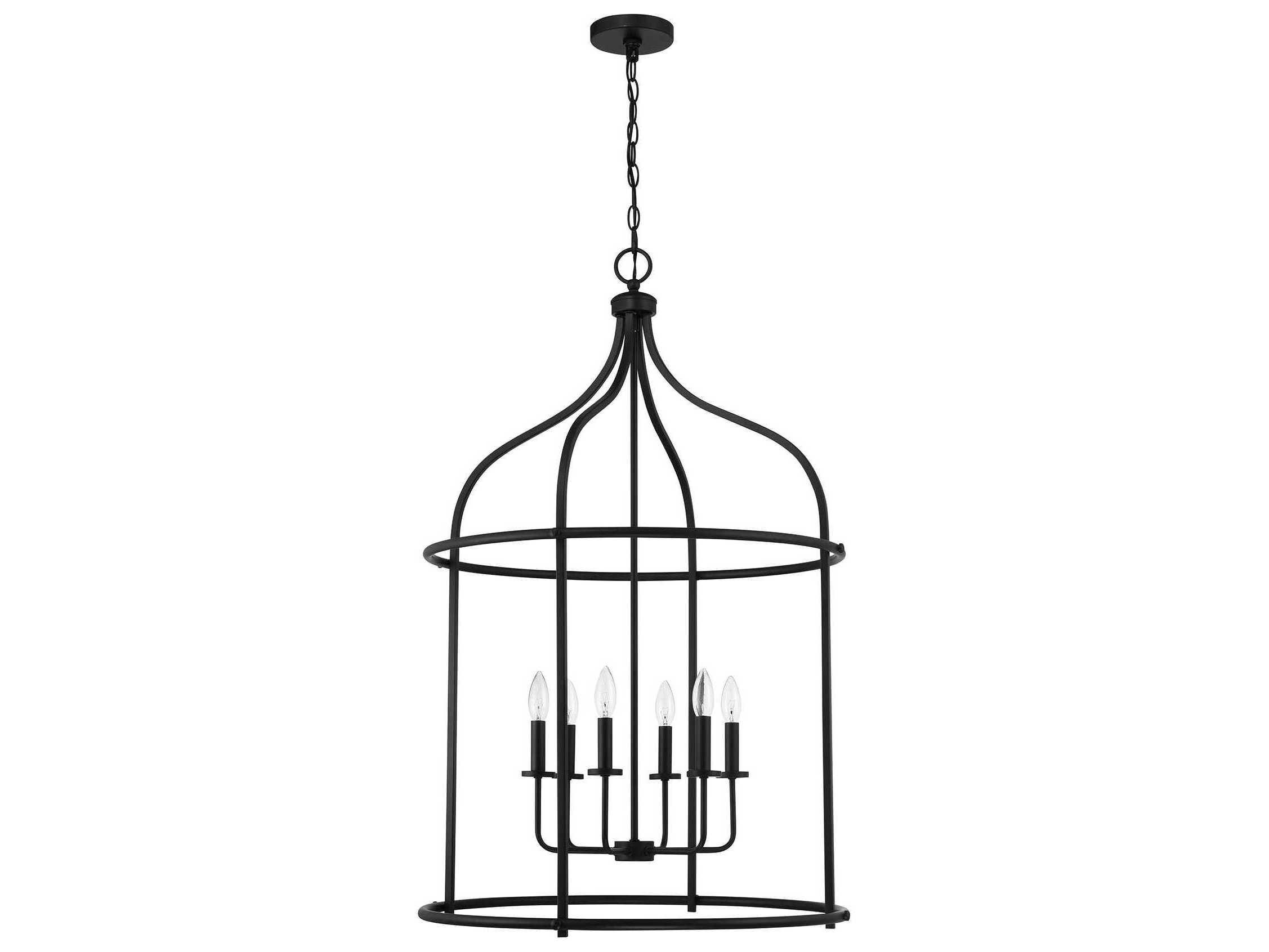 Savoy House Brookstone 6-Light Matte Black Pendant