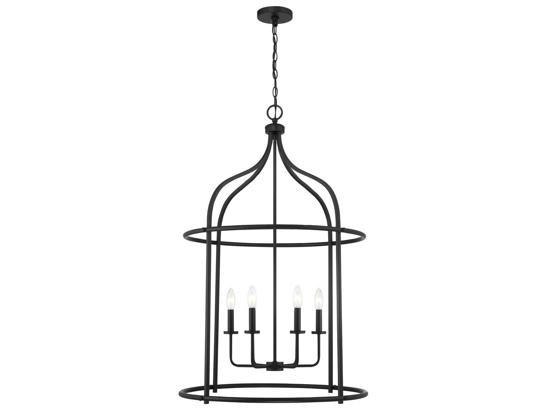 Savoy House Brookstone 6-Light Matte Black Pendant