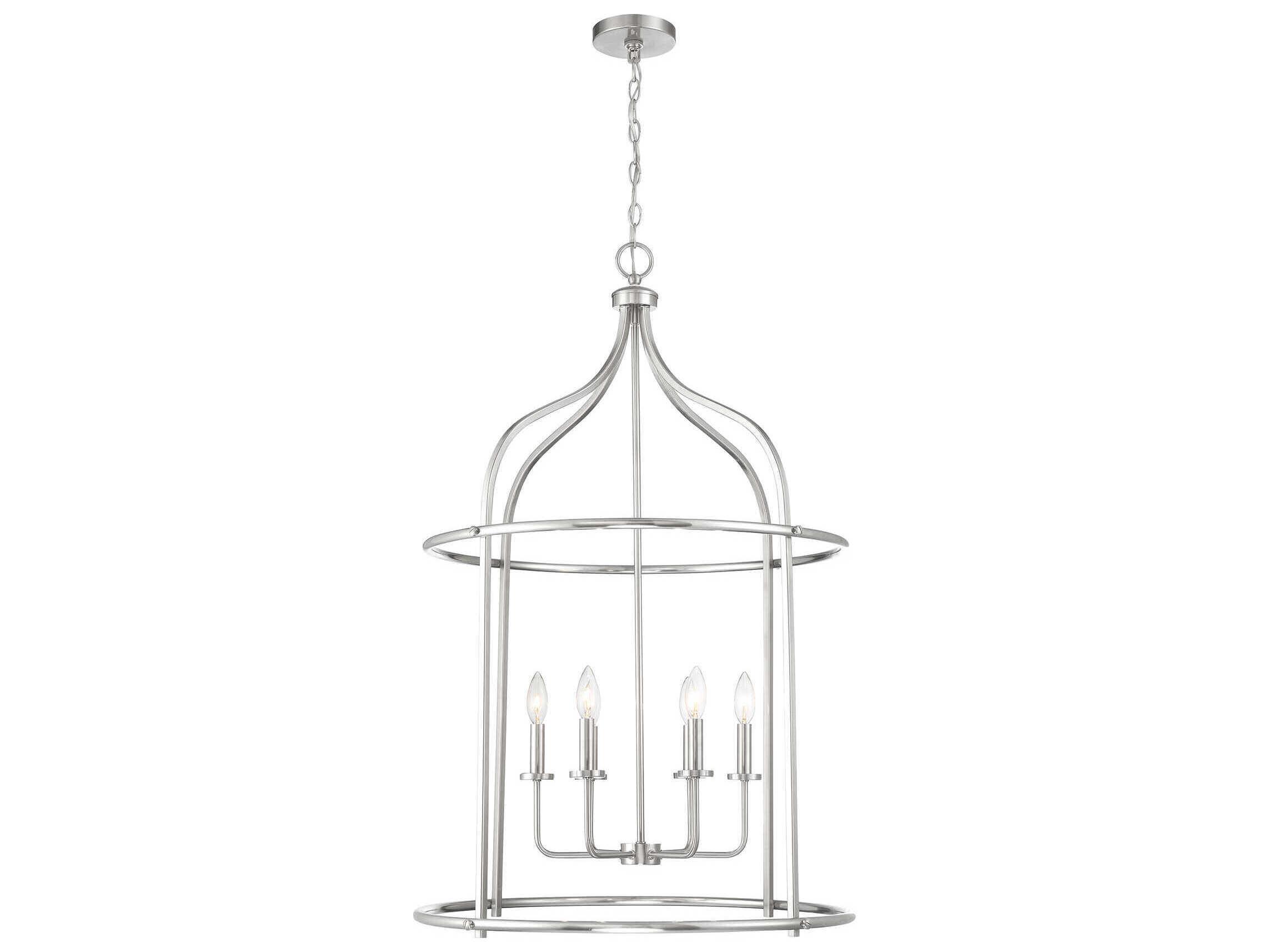 Savoy House Brookstone 6-Light Satin Nickel Pendant