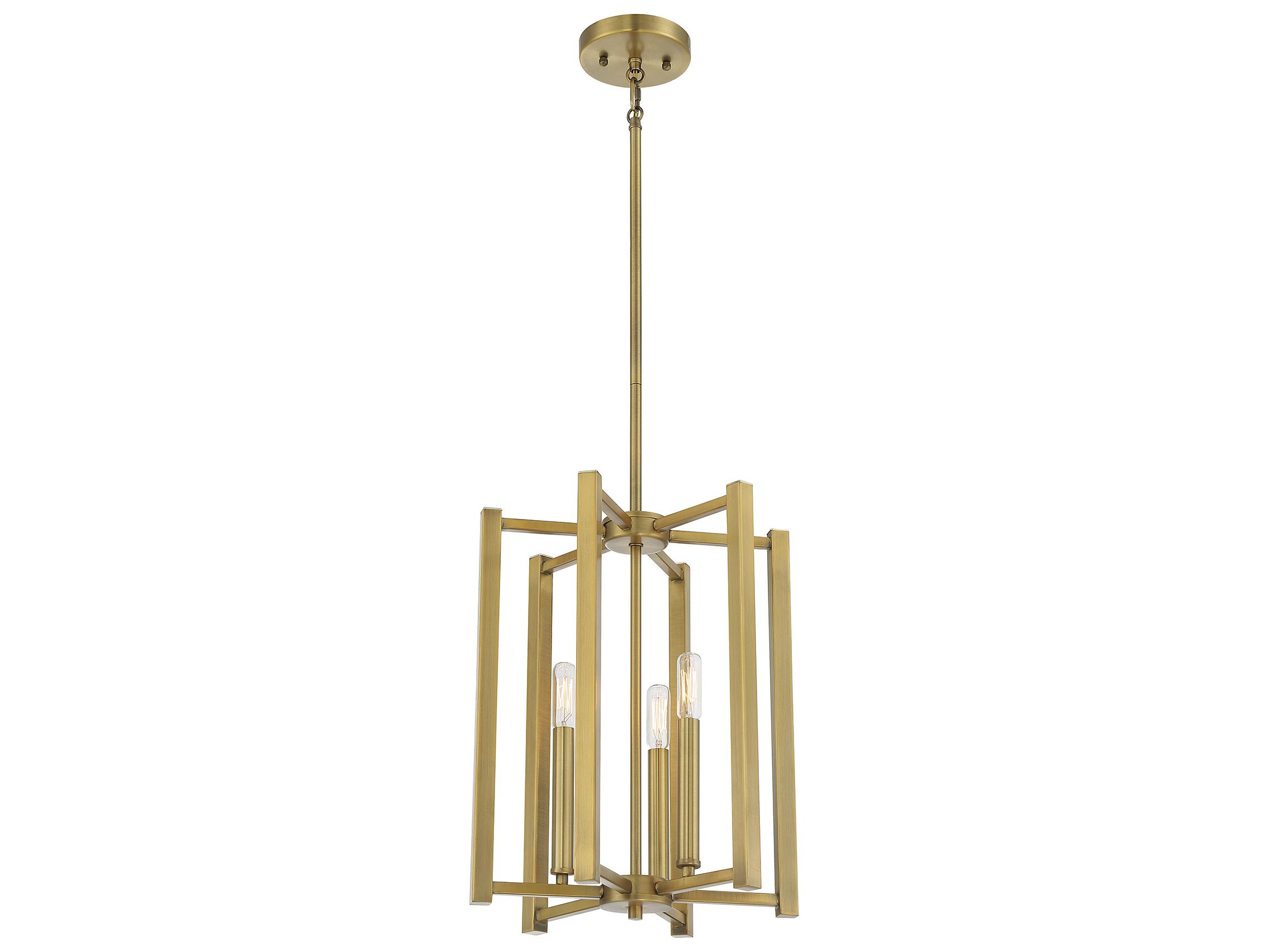 Savoy House Benson 3-Light Warm Brass Mini Pendant