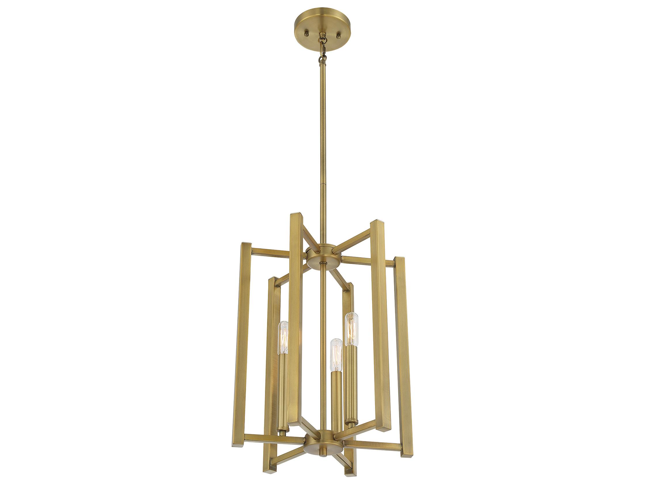 Savoy House Benson 3-Light Warm Brass Mini Pendant