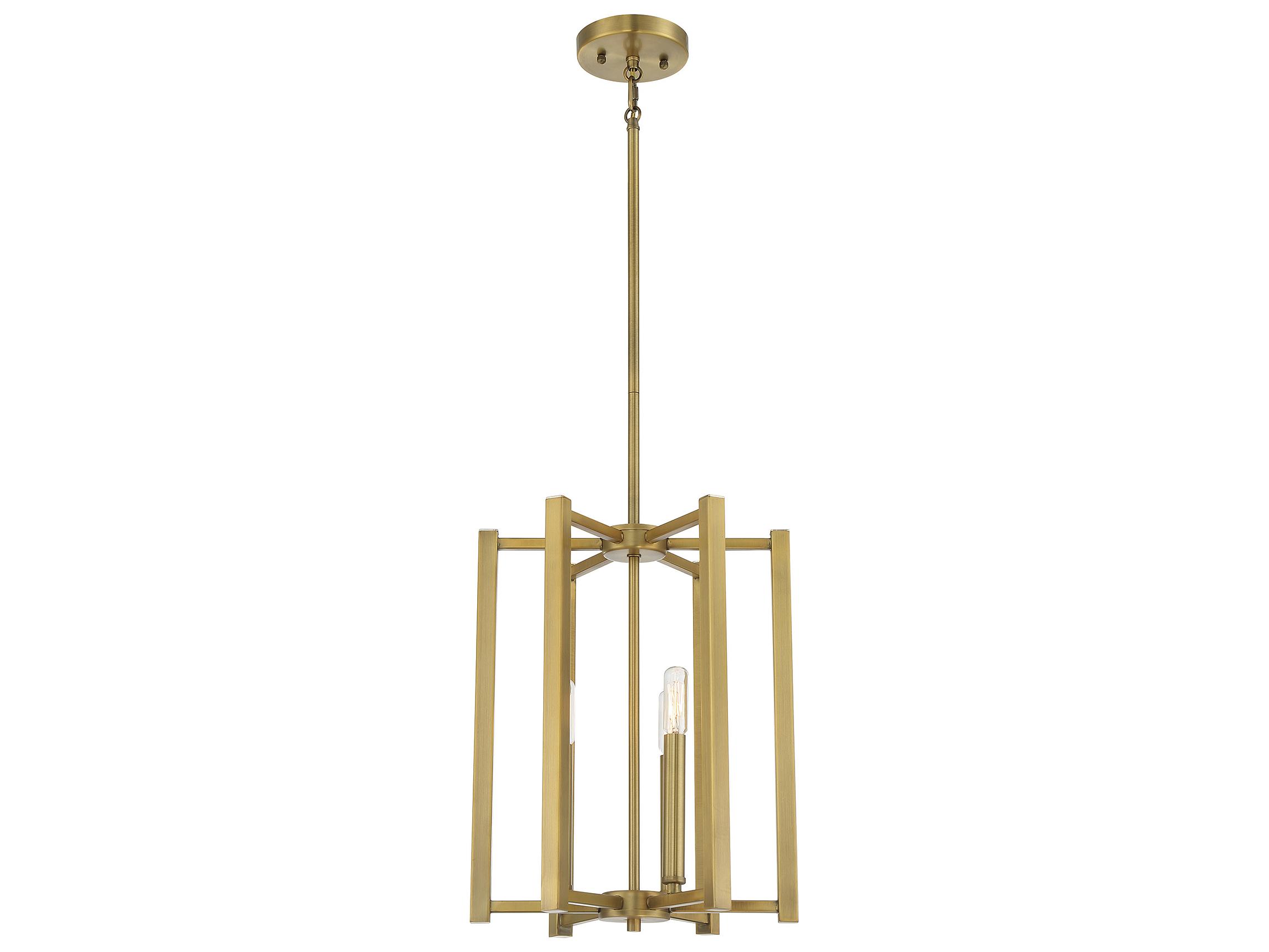 Savoy House Benson 3-Light Warm Brass Mini Pendant