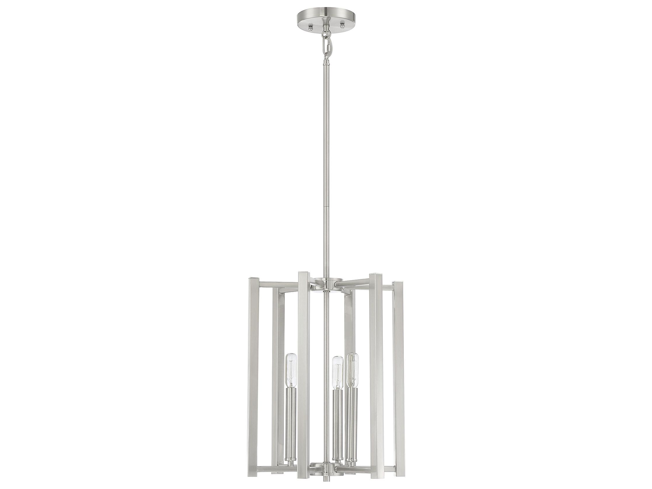 Savoy House Benson 3-Light Satin Nickel Mini Pendant